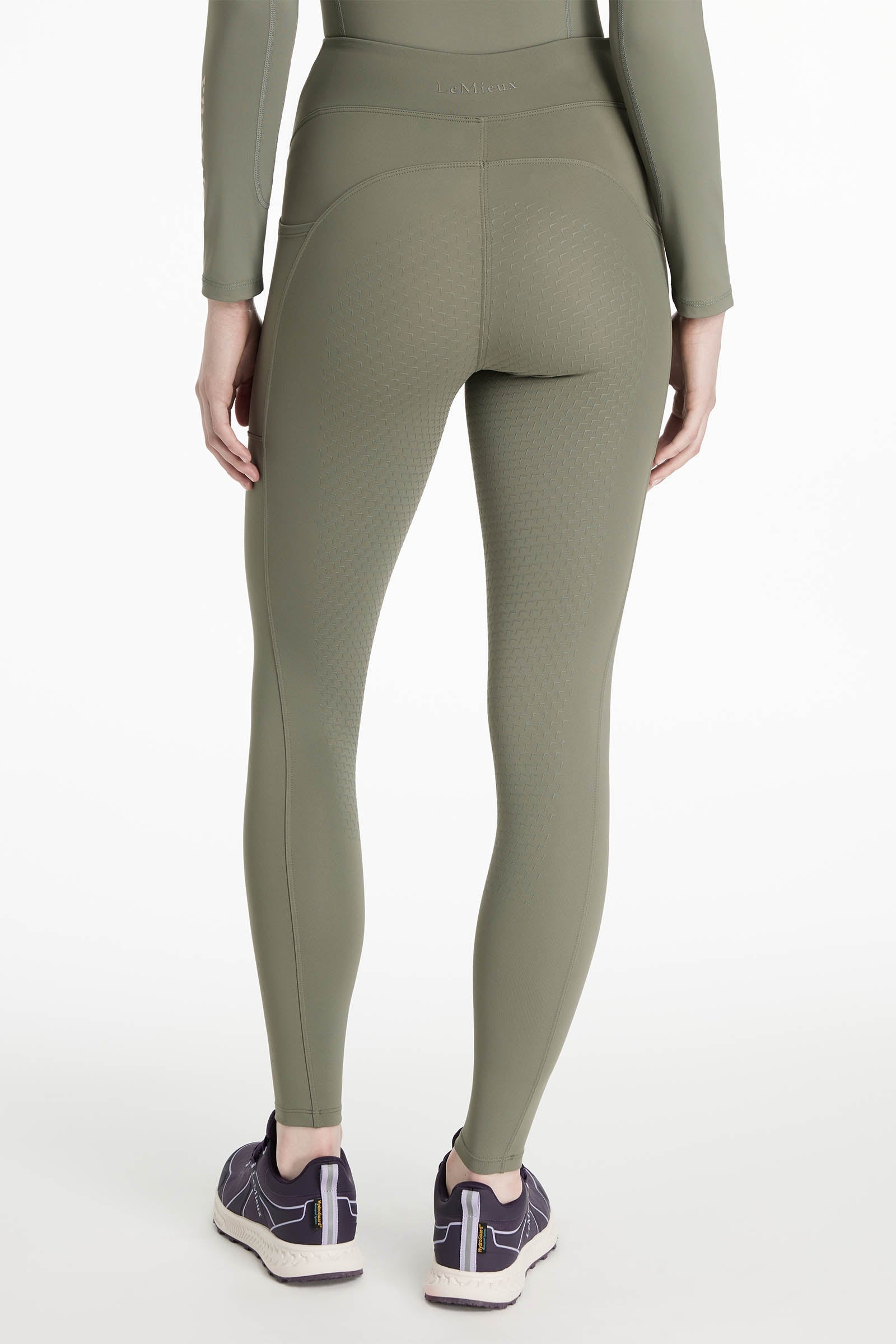 LeMieux Natalie pantaloni da equitazione donna con interno spazzolato e grip integrale Womens Breeches