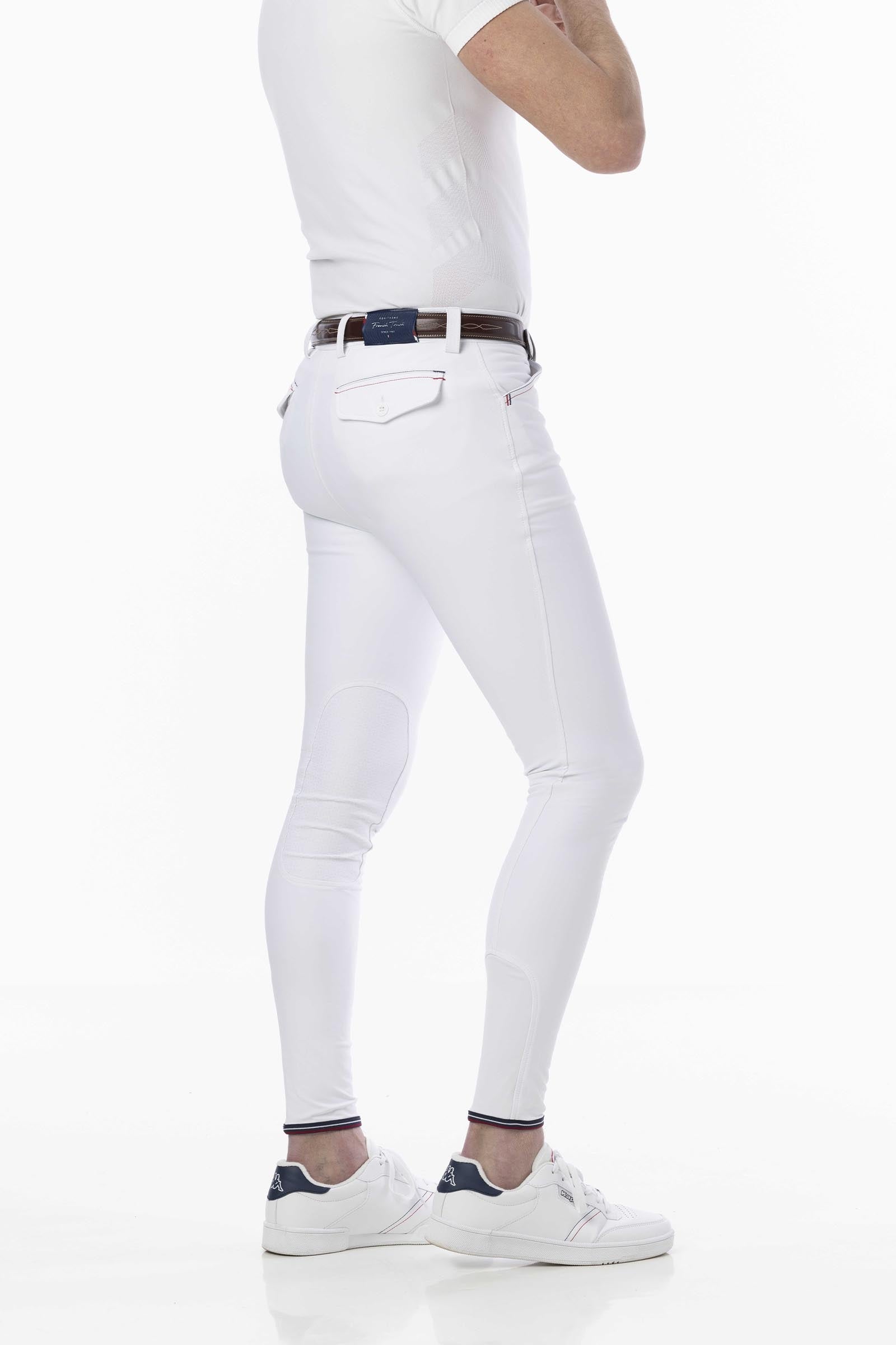 Equi Theme EQUITHÈME Eliot pantaloni da equitazione uomo con grip al ginocchio Abbigliamento da uomo