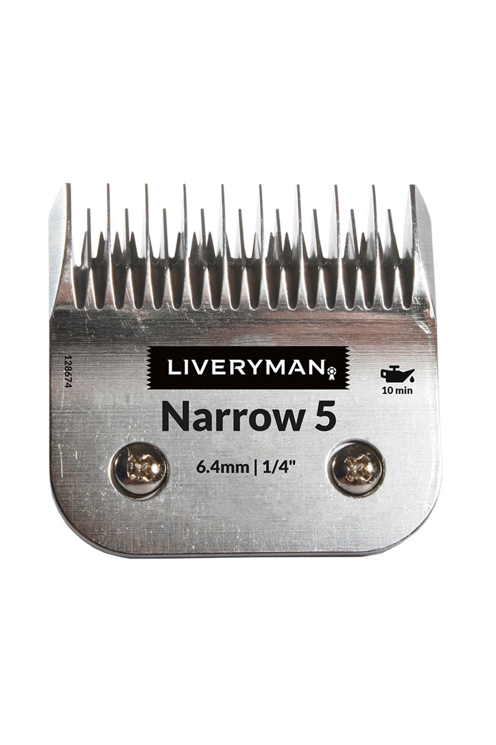 Liveryman A5 Blade Narrow 5 Skip Tooth, 6.4 mm Ritaglio e finiture