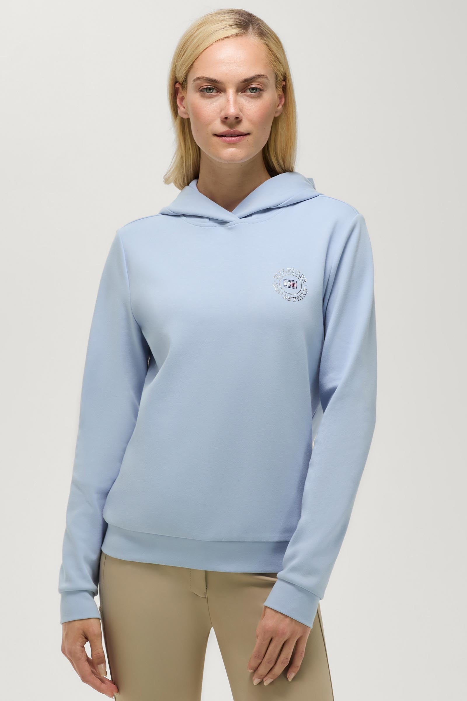 Tommy Hilfiger Equestrian Hollywood Women's Rhinestone Hoodie Women’s Riding Clothing