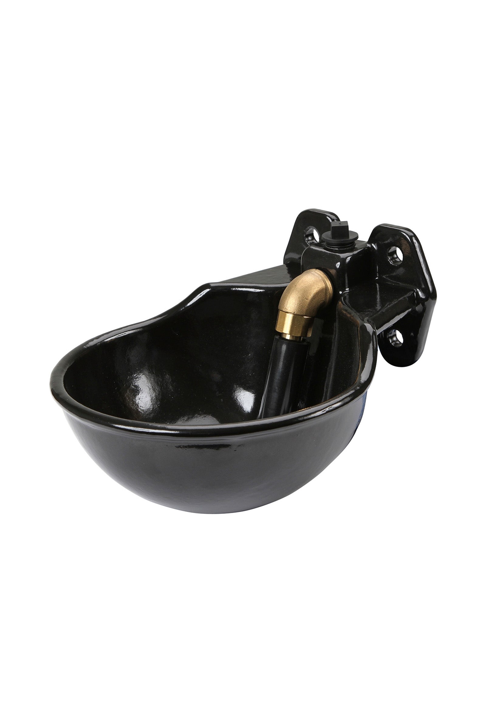 Kerbl Water bowl with tube valve G51 enamelled Alimentazione e bevande