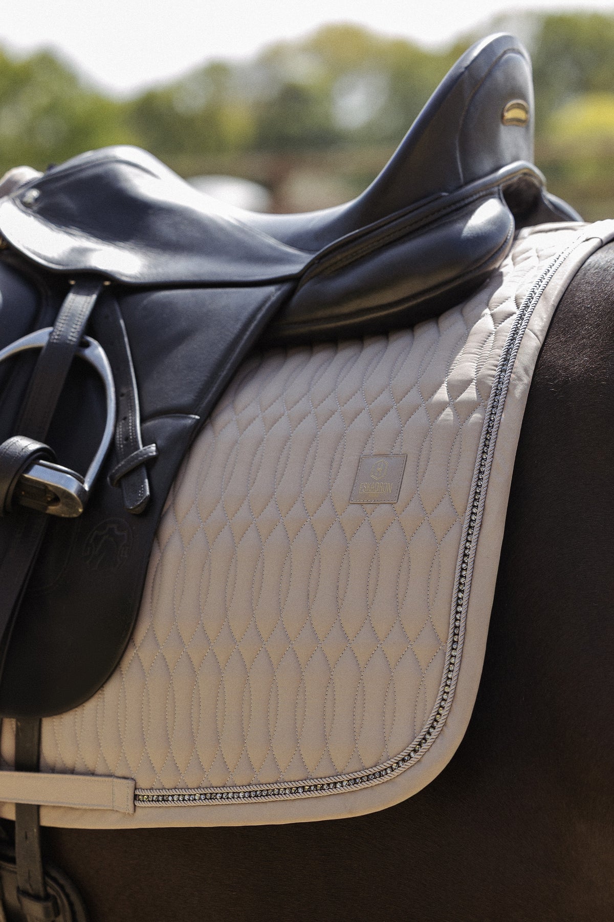 Eskadron Heritage 26/27 Sparkle Crystal Dressage Saddle Pad Saddle Pads