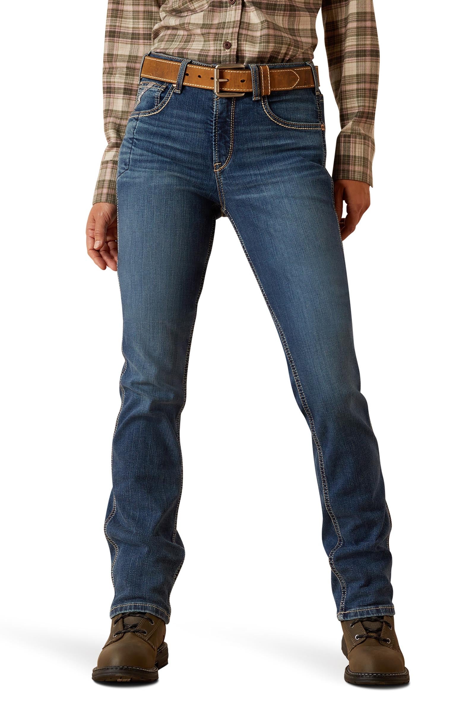 Ariat Rebar HR Riveter Straight Jeans donna a gamba dritta Womens Breeches