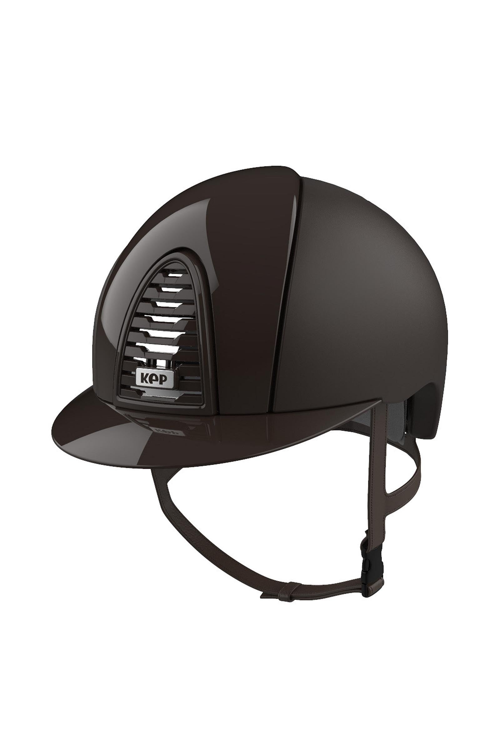 KEP Helmets KEP Cromo 2.0 Textile/Polish Riding Helmet With Extra Visor, App Compatible Attrezzatura di sicurezza