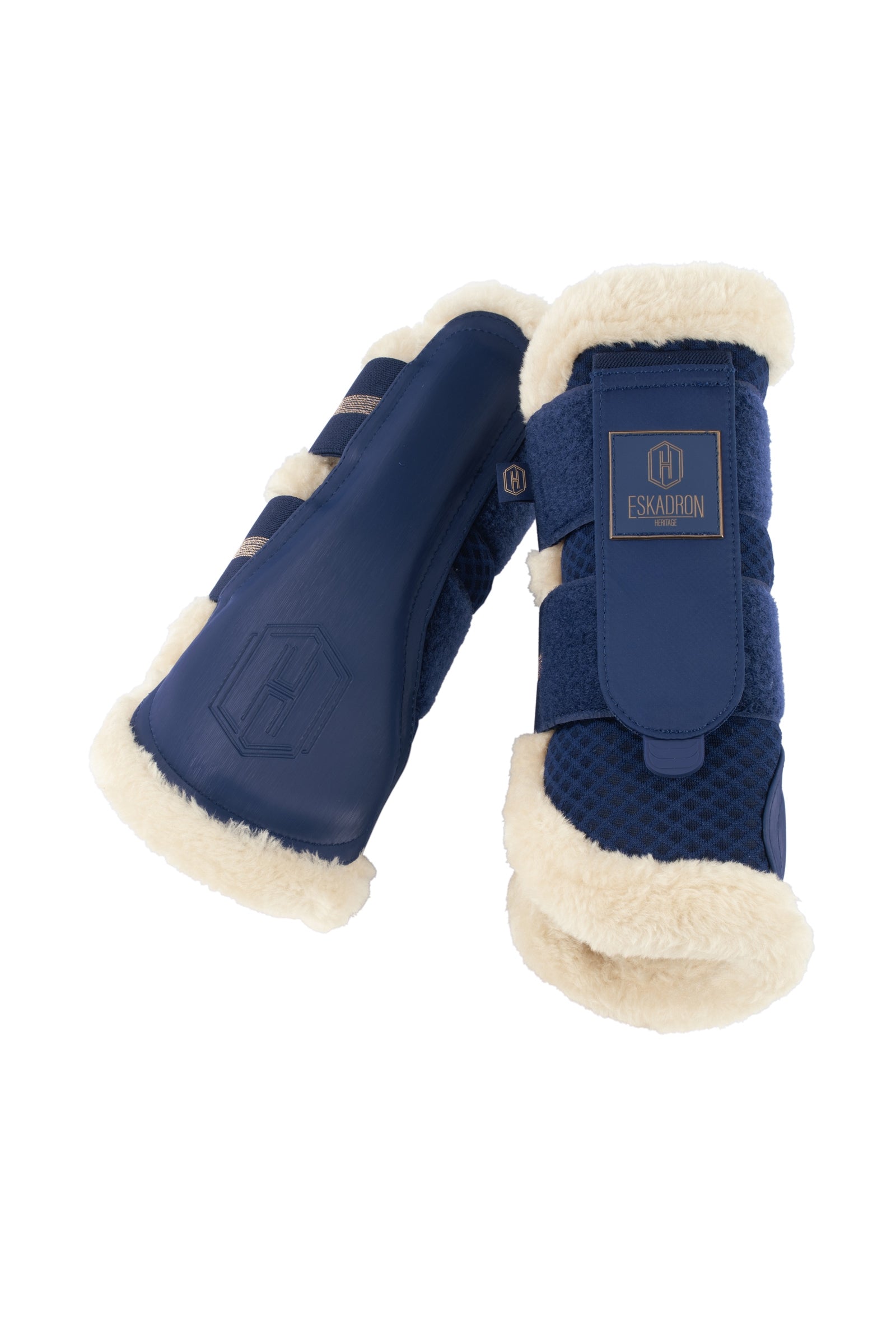 Eskadron Heritage AW24 Stivali da cavallo in rete con pelliccia sintetica Leg Protection & Hoof Protection for Horses