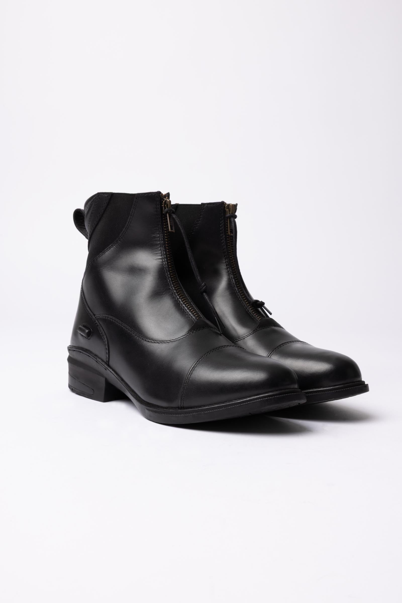Horze Oldenburg stivaletti jodhpur in pelle con zip frontale Calzature