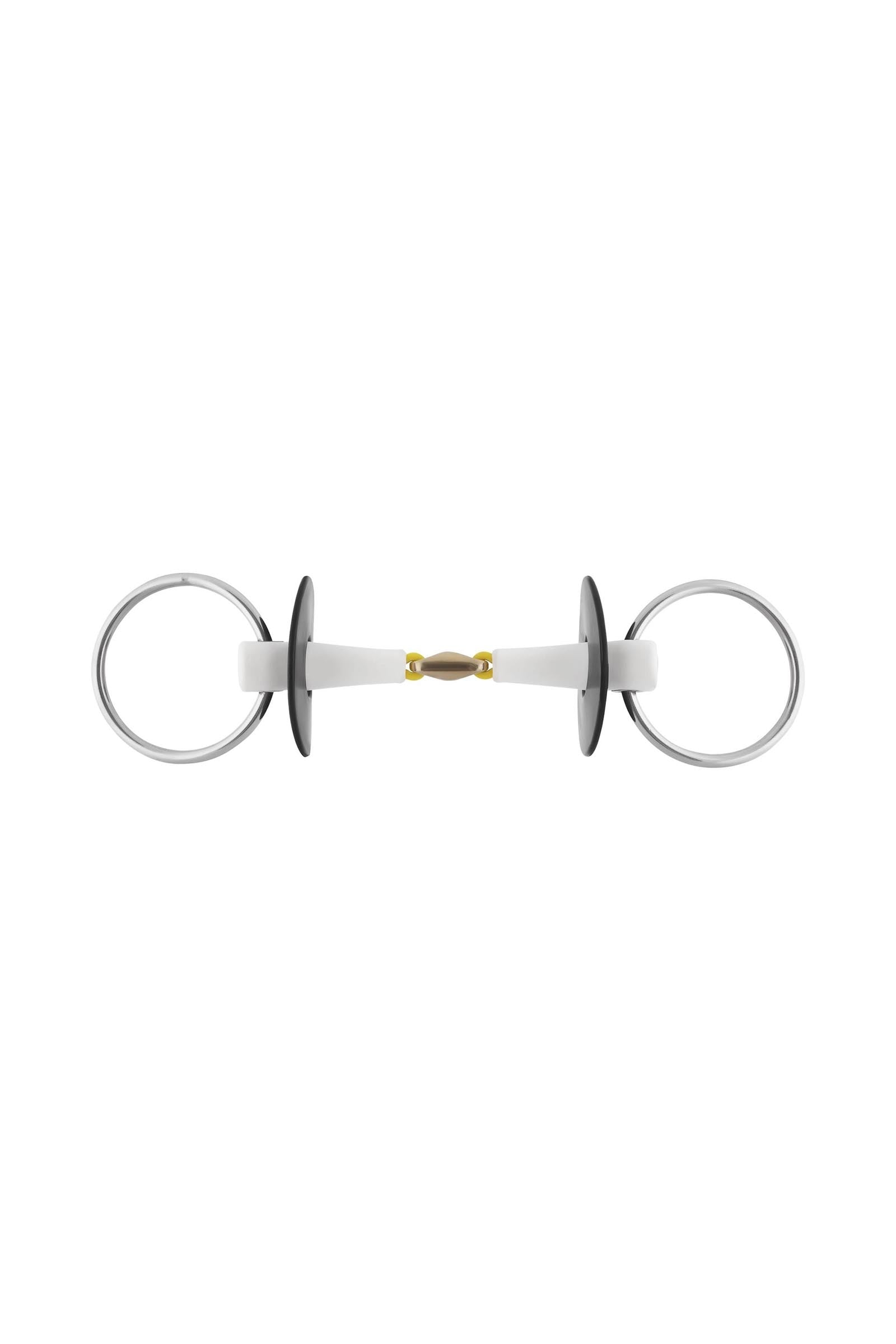 Sprenger Nathe filetto ad anelli liberi, doppio snodo, 18 mm, con maglia centrale Sensogan, termoplast Boccaglio