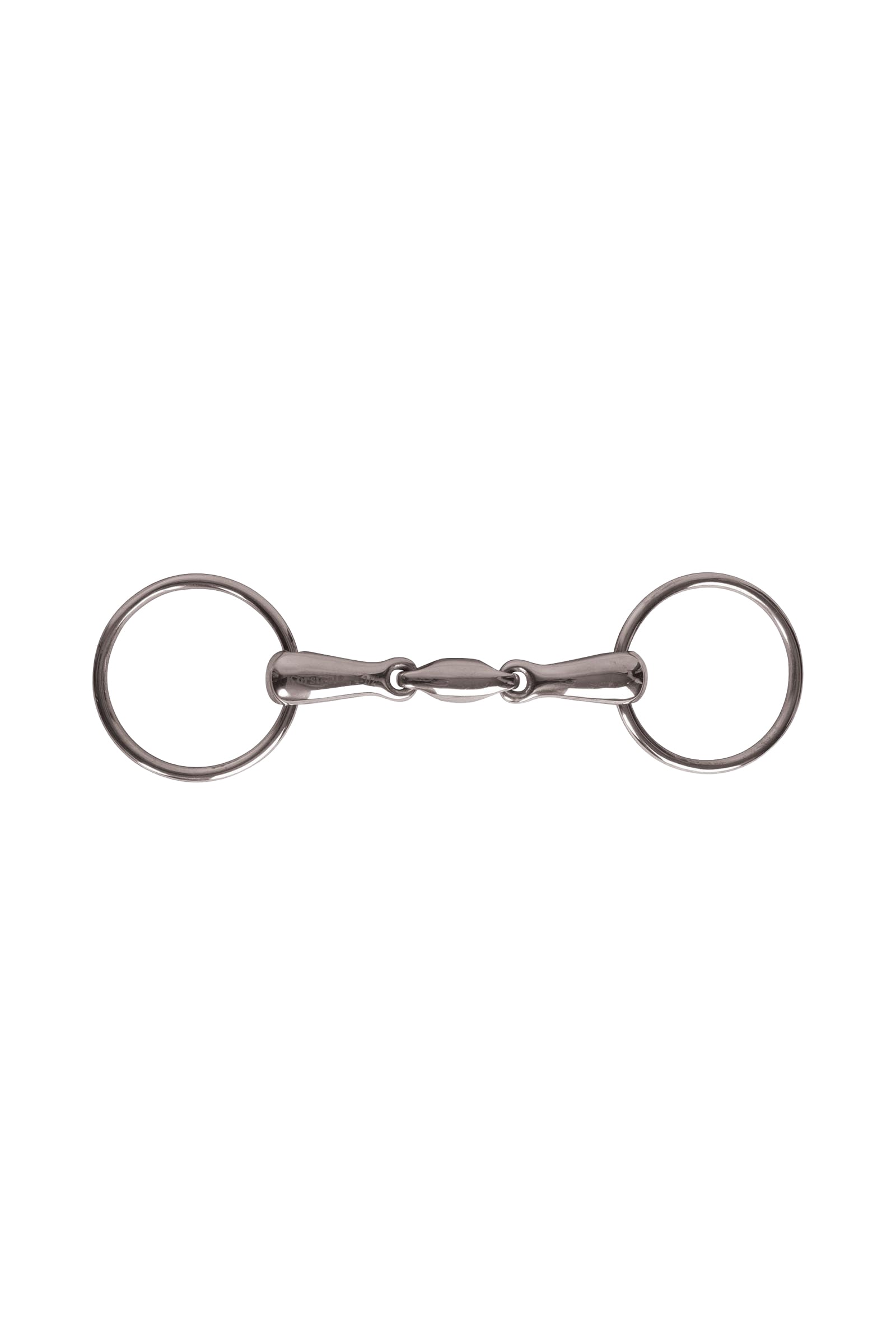 Korsteel Jp Stainless Steel Oval Link Loose Ring Snaffle Bit Boccaglio