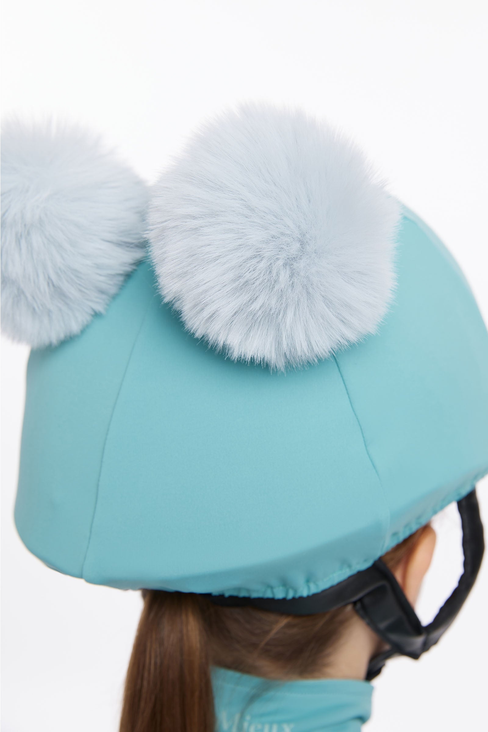 LeMieux Mini Double Pom Hat Silk Kids Apparel