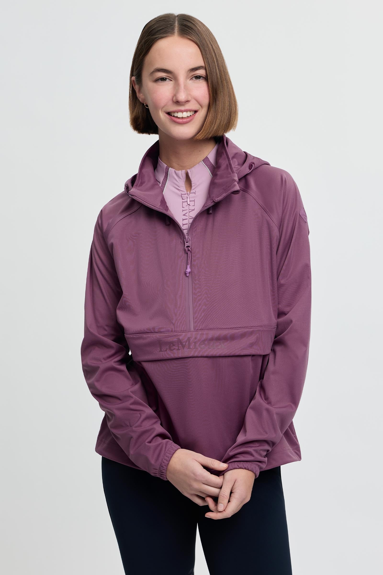 LeMieux Perri giacca impermeabile donna con mezza zip Abbigliamento da donna