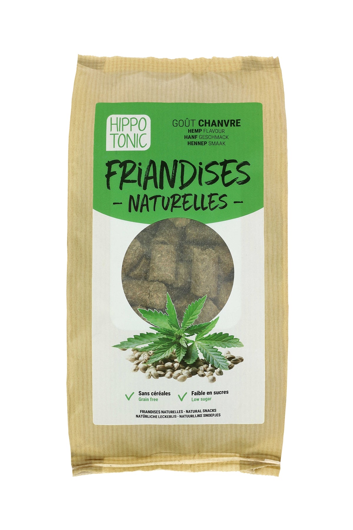 HIPPOTONIC Treats Hemp, 1 kg Horse Feed & Nutrition
