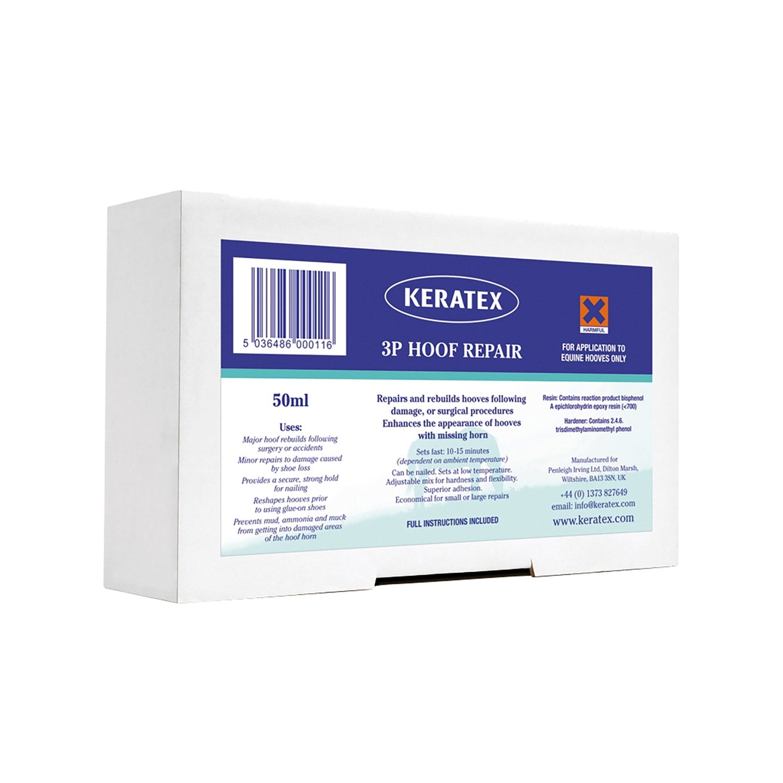 Keratex 3P Hoof Repair 50ml Prodotti per la salute