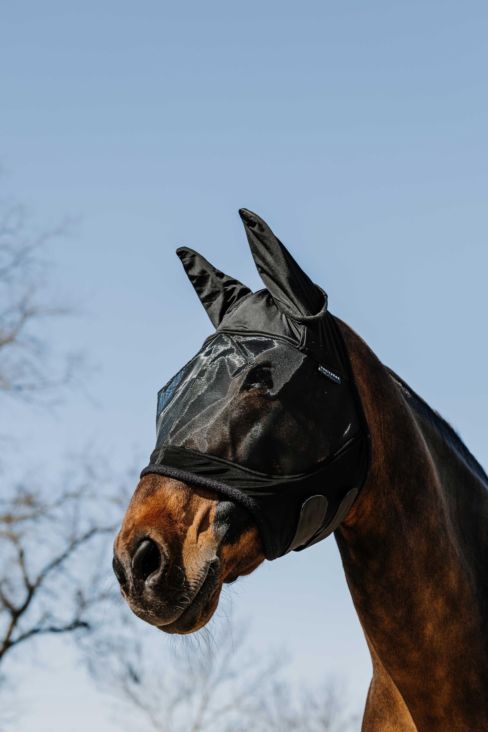 Equi Theme EQUITHÈME Soft Fly Mask/ UV Mask Antifly Protection for Horses