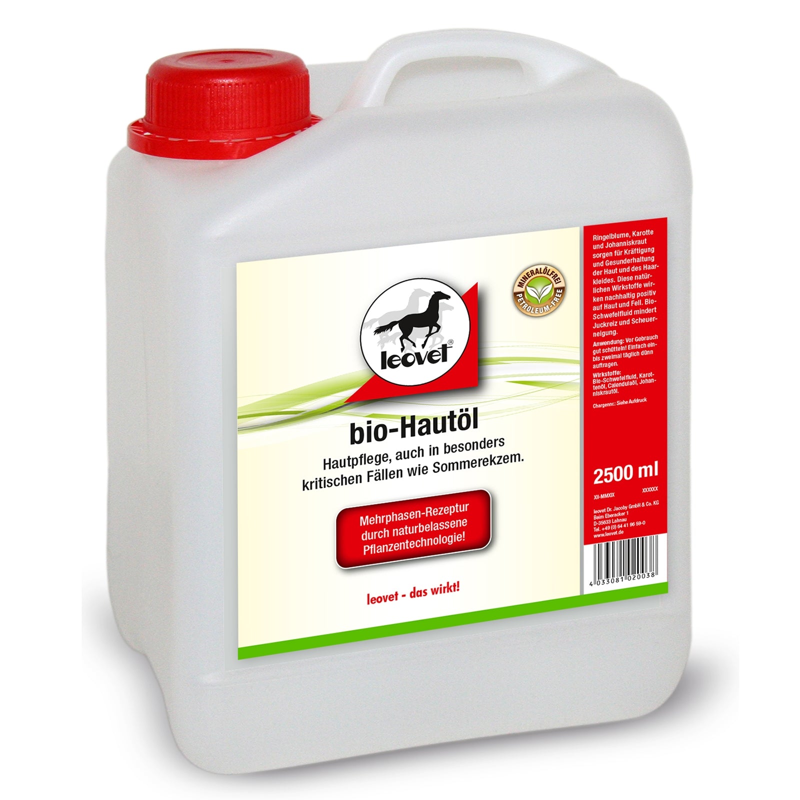 Leovet olio per la pelle bio 2500ml Prodotti per la salute