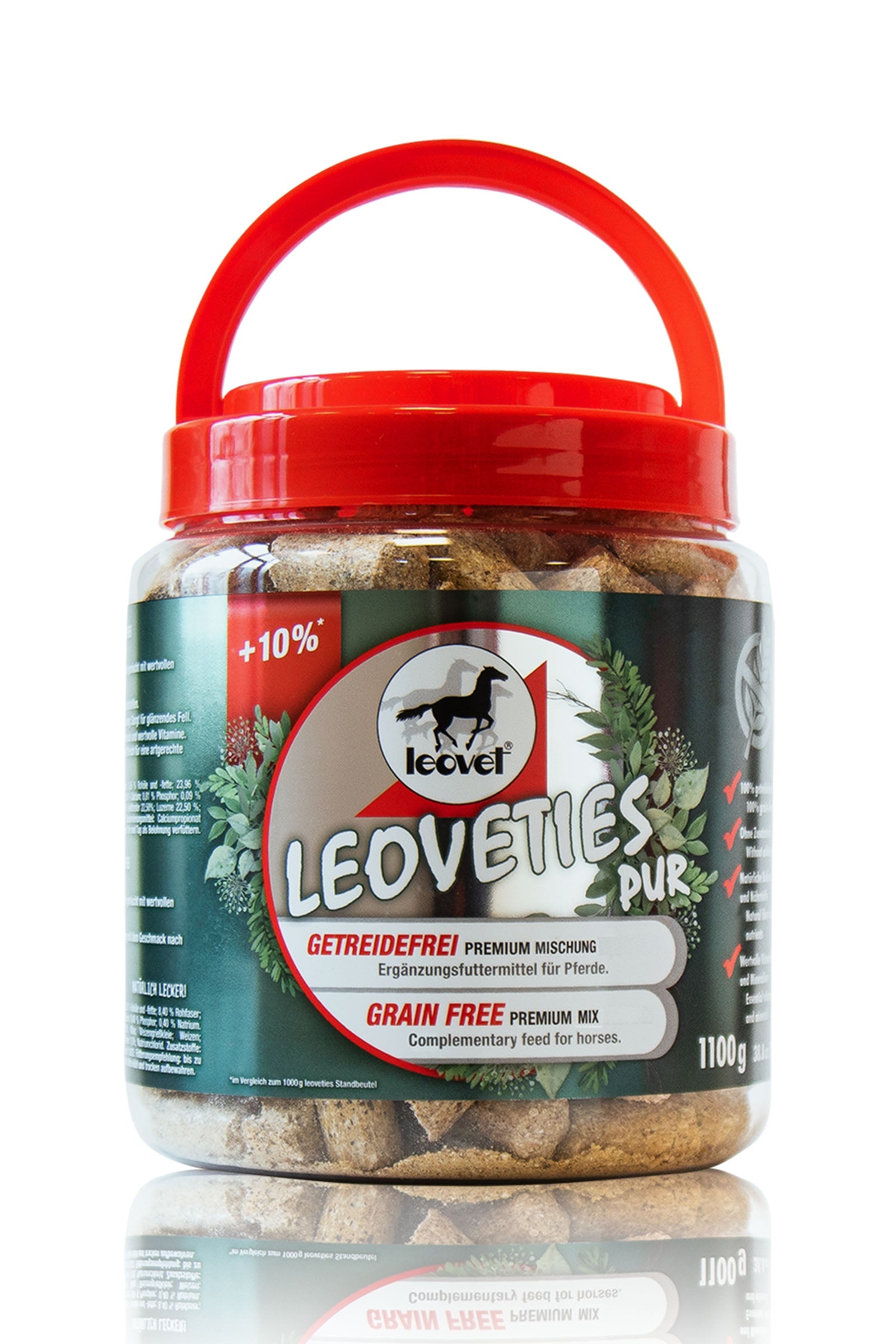 Leovet Leoveties senza cereali Premium Mix, 1100g Horse Feed & Nutrition