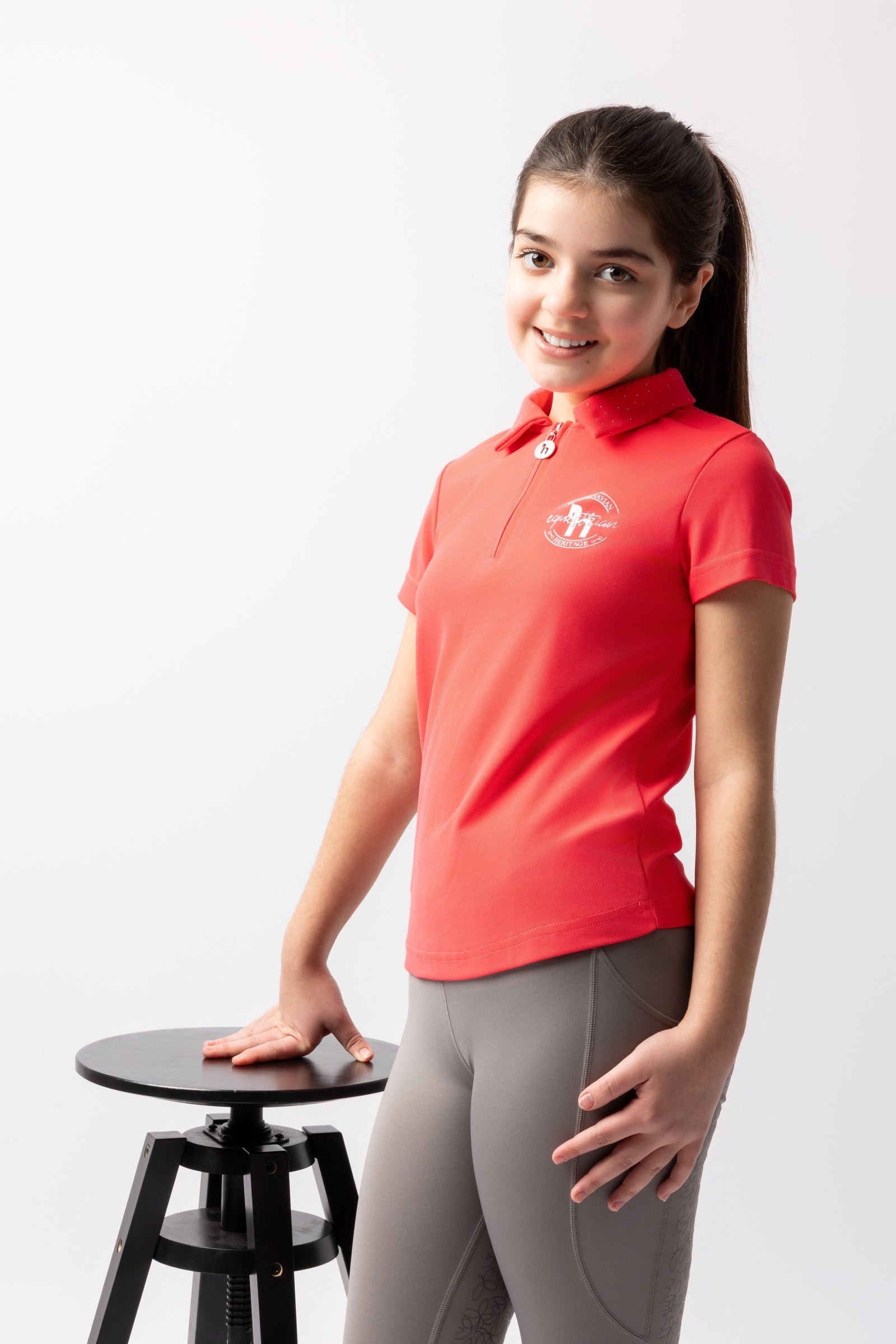 Horze Fay polo per bambini Abbigliamento per bambini