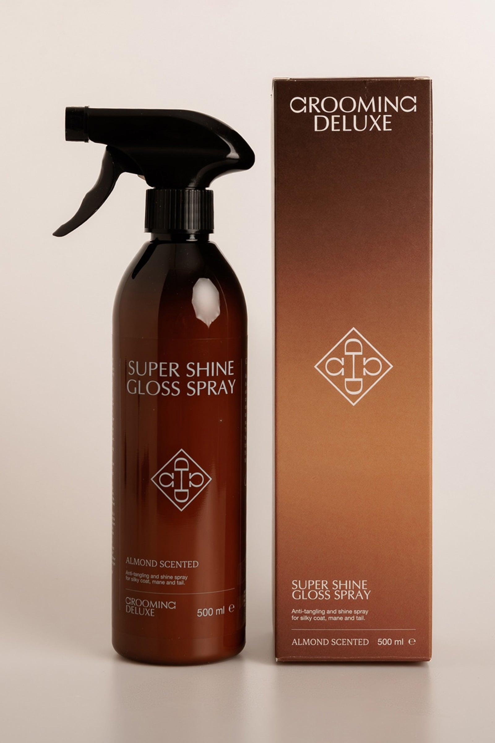 Grooming Deluxe Spray lucidante mandorla Super Shine, 500 ml Prodotti per la salute