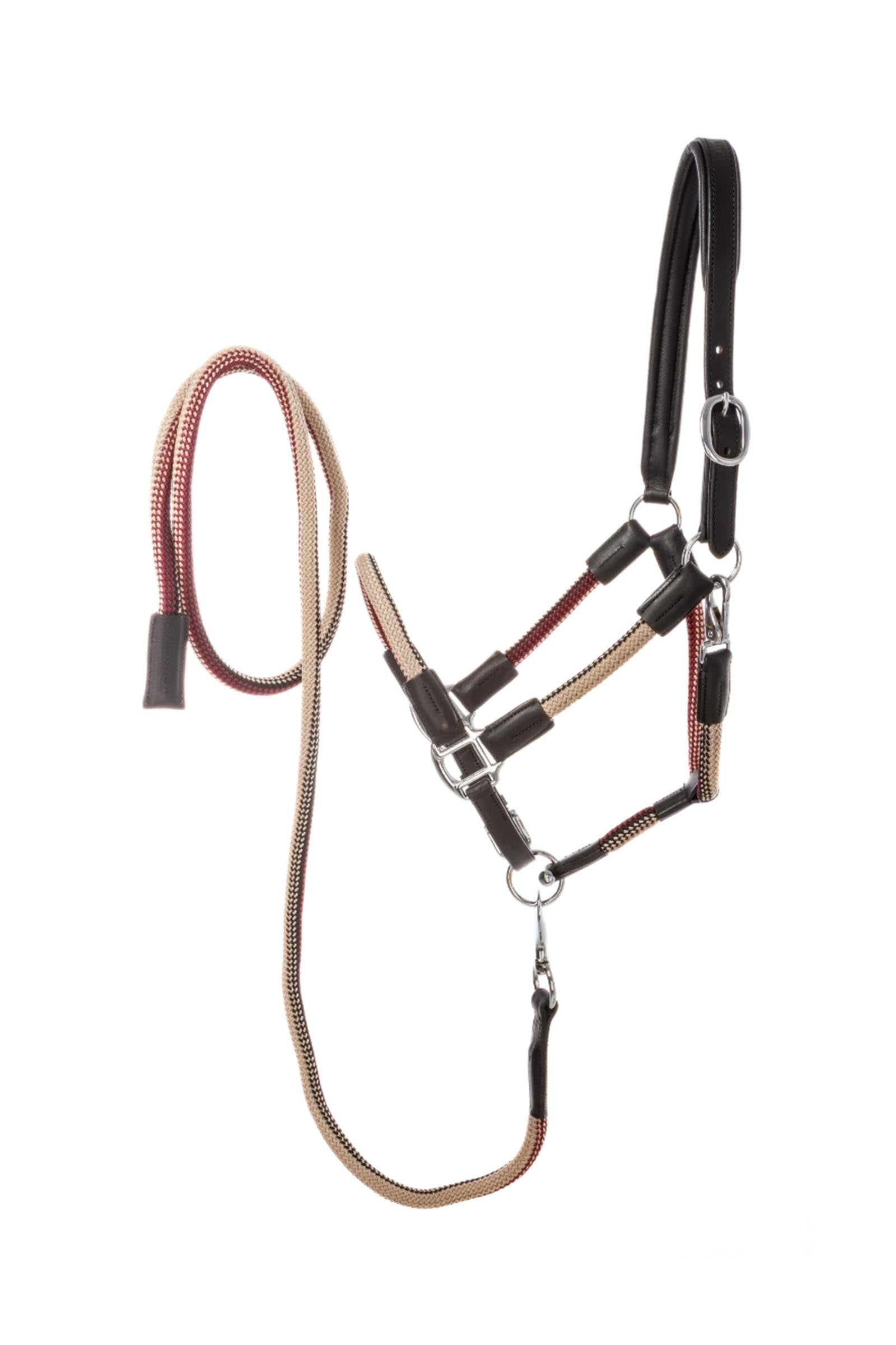 Kavalkade Cavo Rope/Leather Halter Set With Lead Rope Halters & Leads