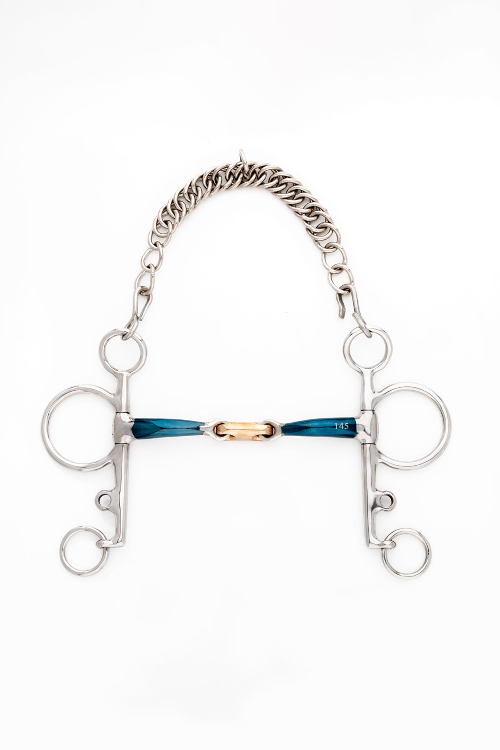 Kavalkade pelham ergonomico, doppio snodo, lungo, 14 mm Boccaglio