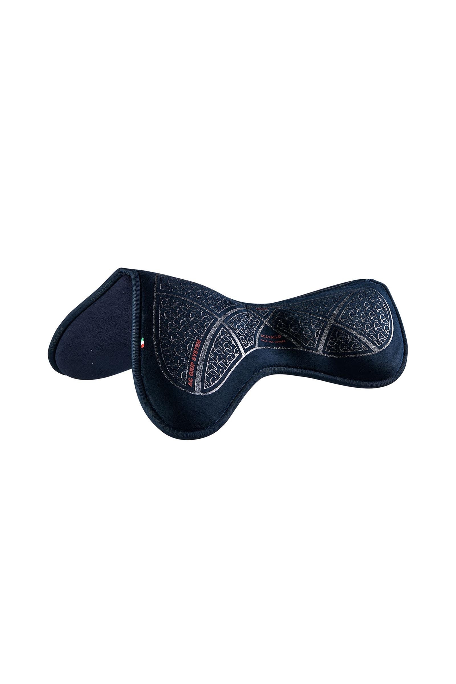 Acavallo sottosella da salto Classic in memory foam close contact scamosciato con grip in silicone, piatto Sottosella