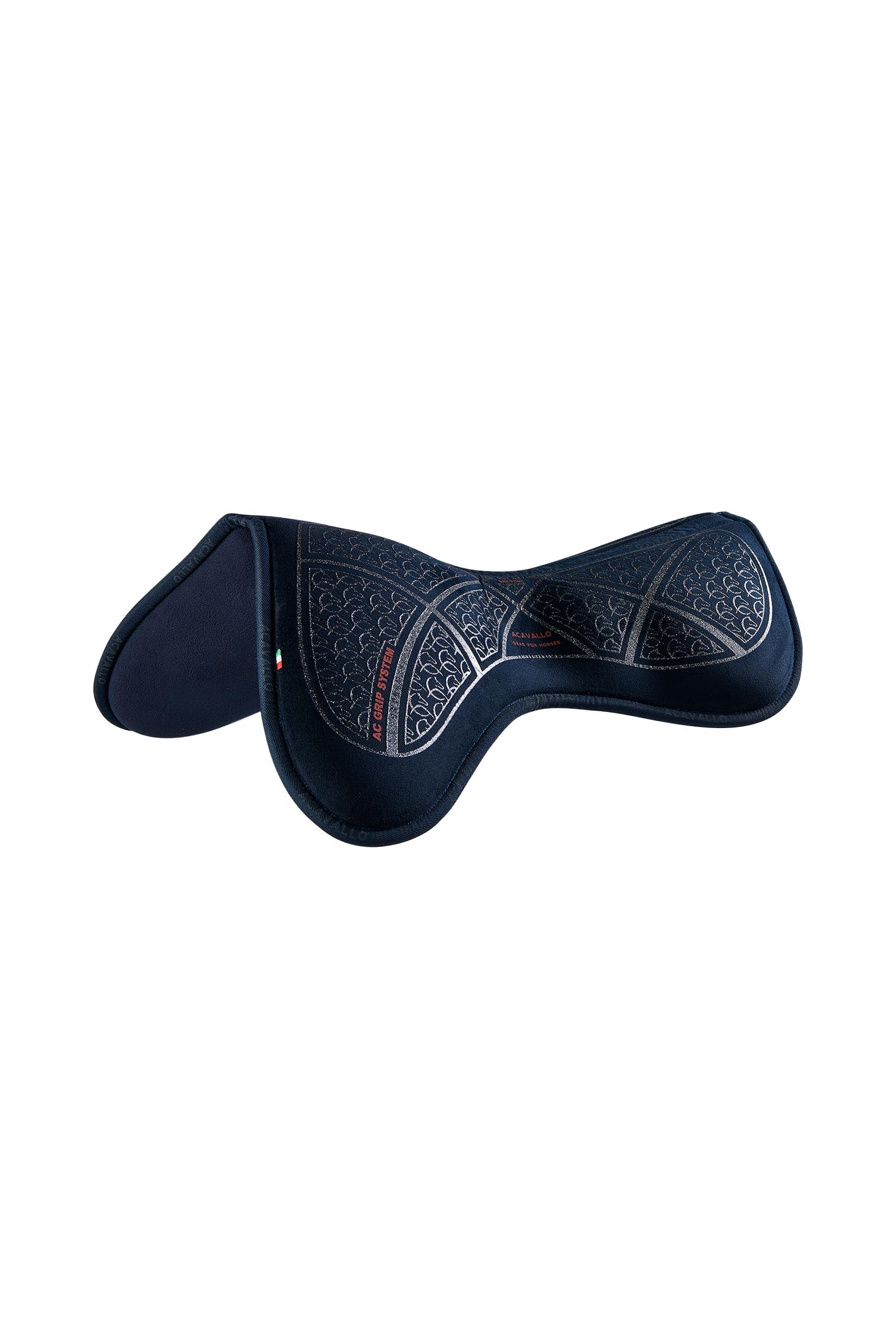 Acavallo sottosella da salto Classic in memory foam close contact scamosciato con grip in silicone, piatto Sottosella