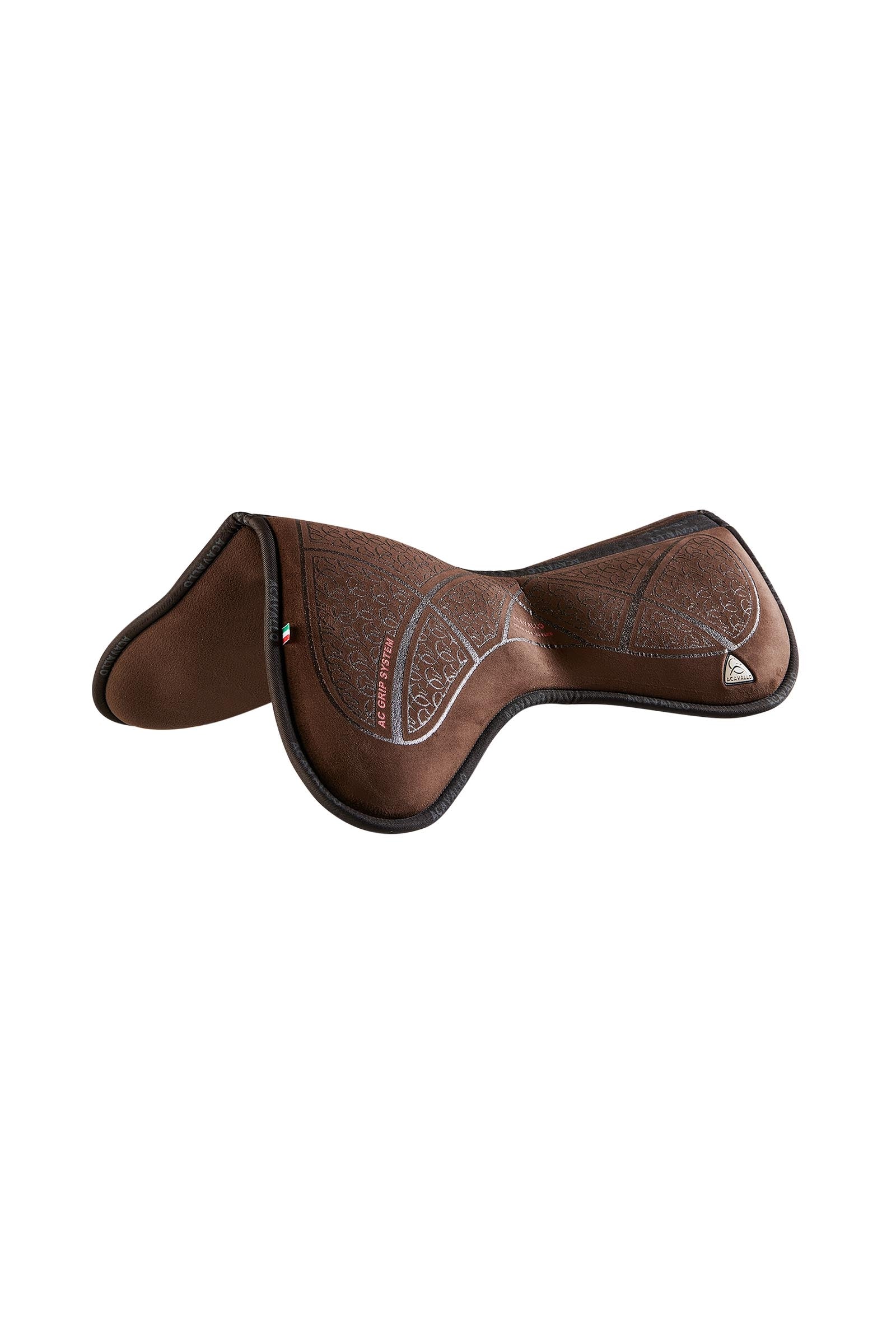 Acavallo sottosella da salto Classic in memory foam close contact scamosciato con grip in silicone, piatto Sottosella