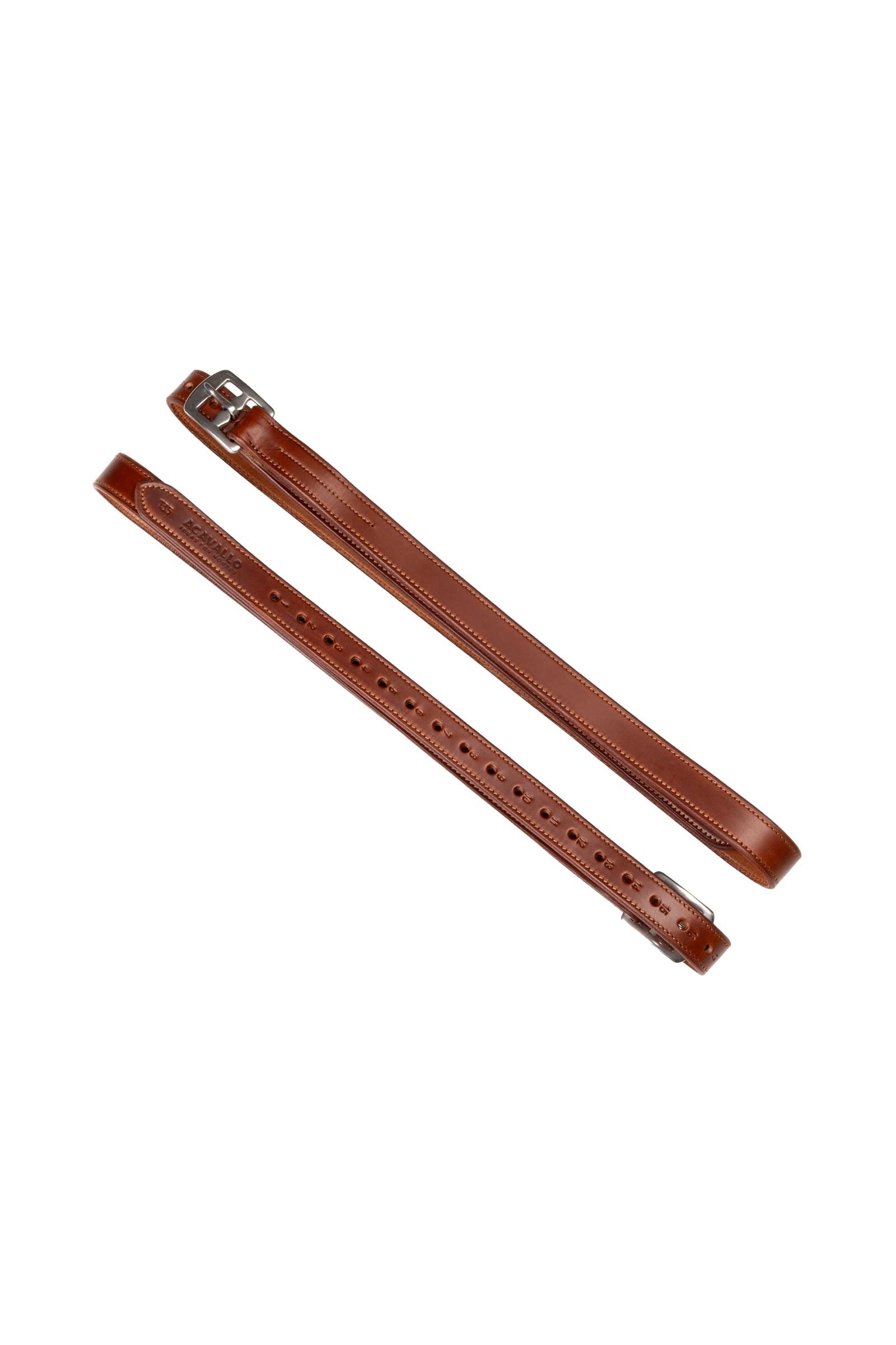 Acavallo Calfskin Stirrup Leathers, Reinforced Selle & Sottopancia