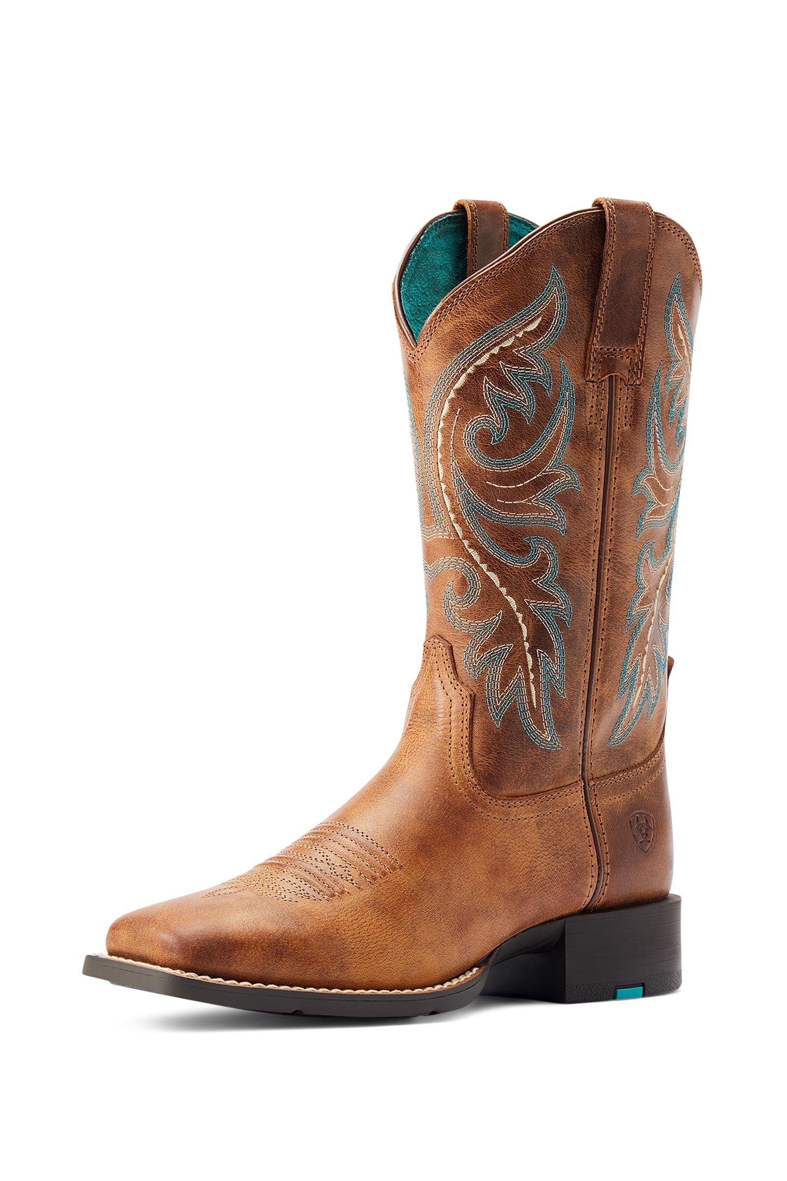 Ariat Round Up stivali western da donna con cerniera posteriore Calzature