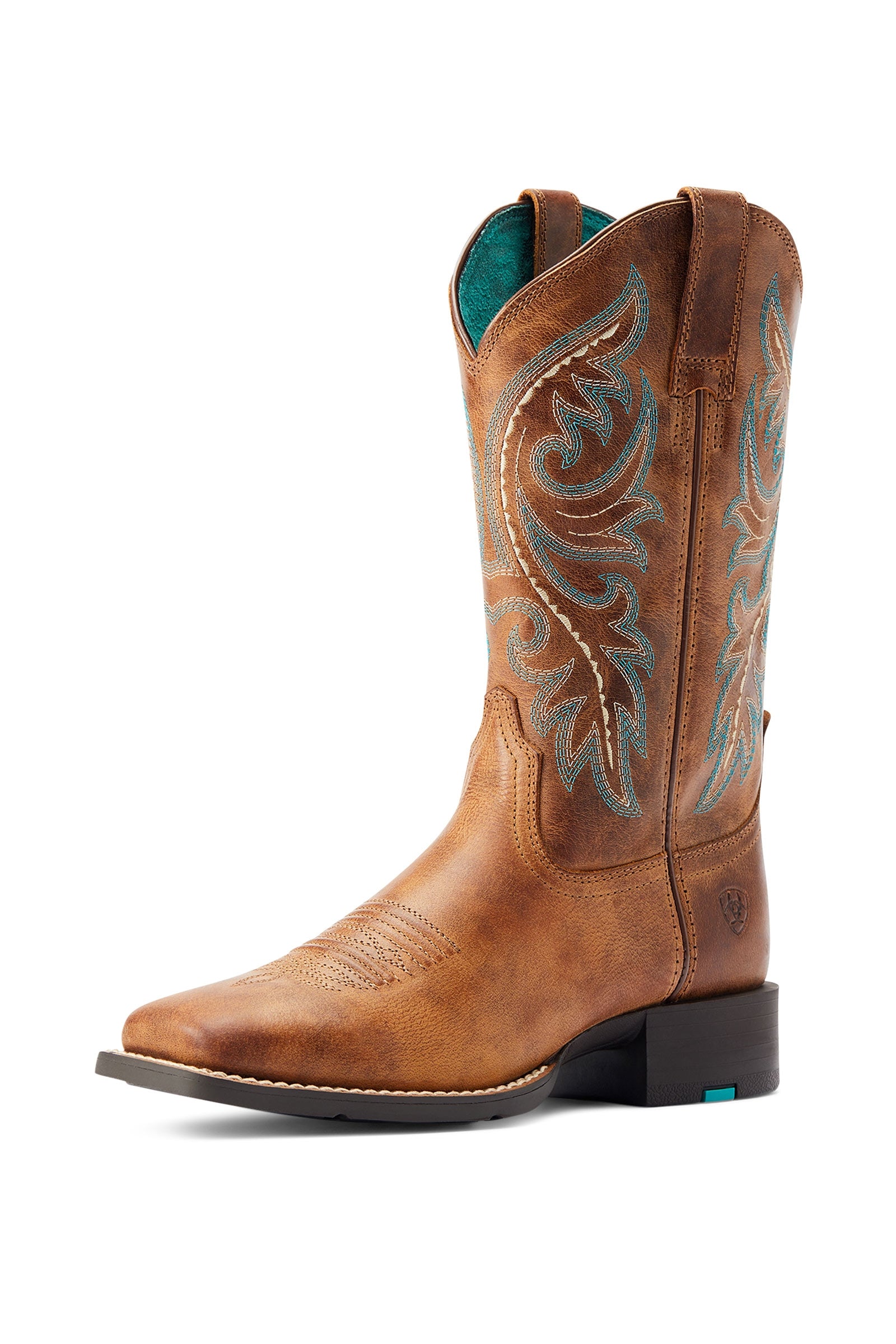 Ariat Round Up stivali western da donna con cerniera posteriore Calzature