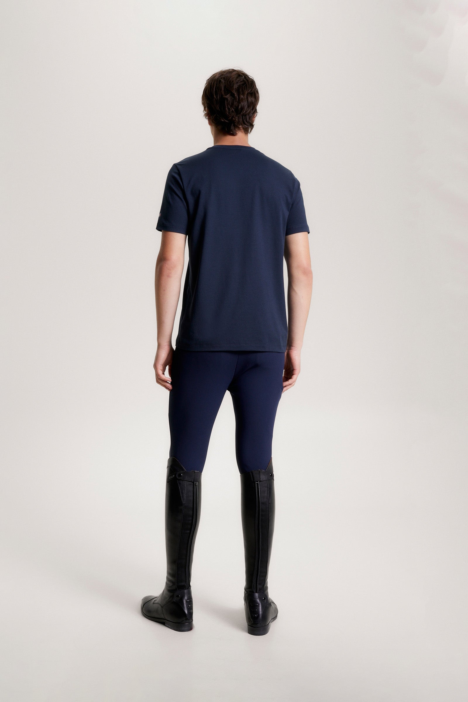 Tommy Hilfiger Equestrian Williamsburg Logo T-Shirt Short Sleeves Mens Riding Clothing