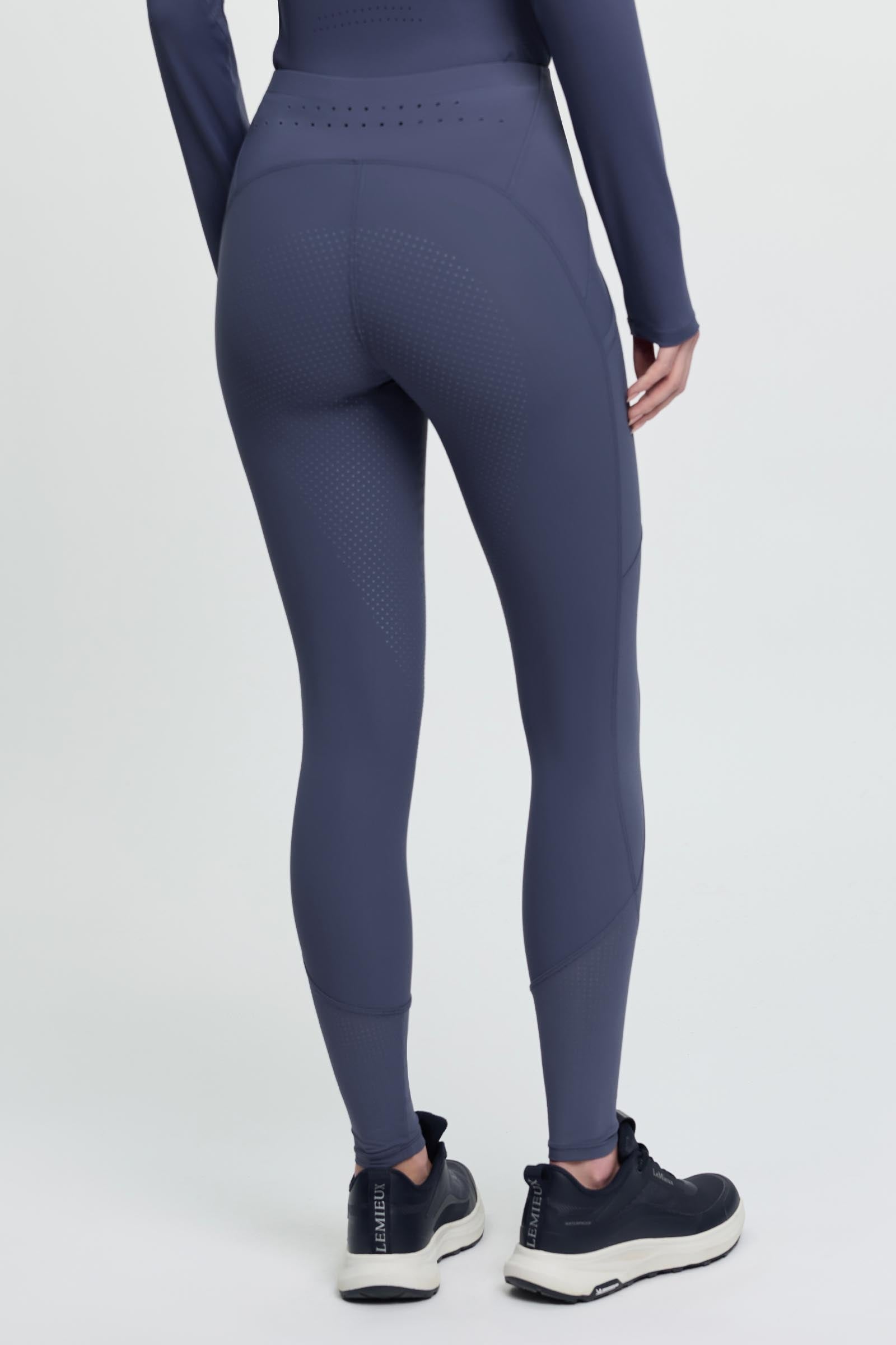 LeMieux Airflow pantaloni da equitazione donna pull on con seduta integrale Womens Breeches