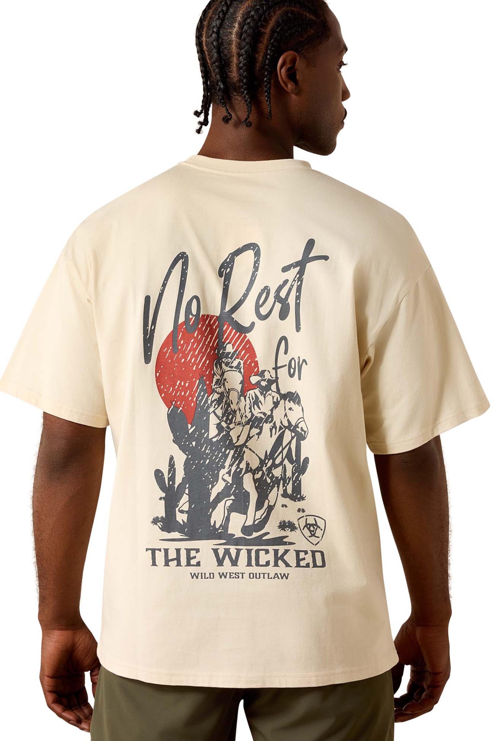 Ariat Men's The Wicked Boxy T-Shirt Abbigliamento da uomo