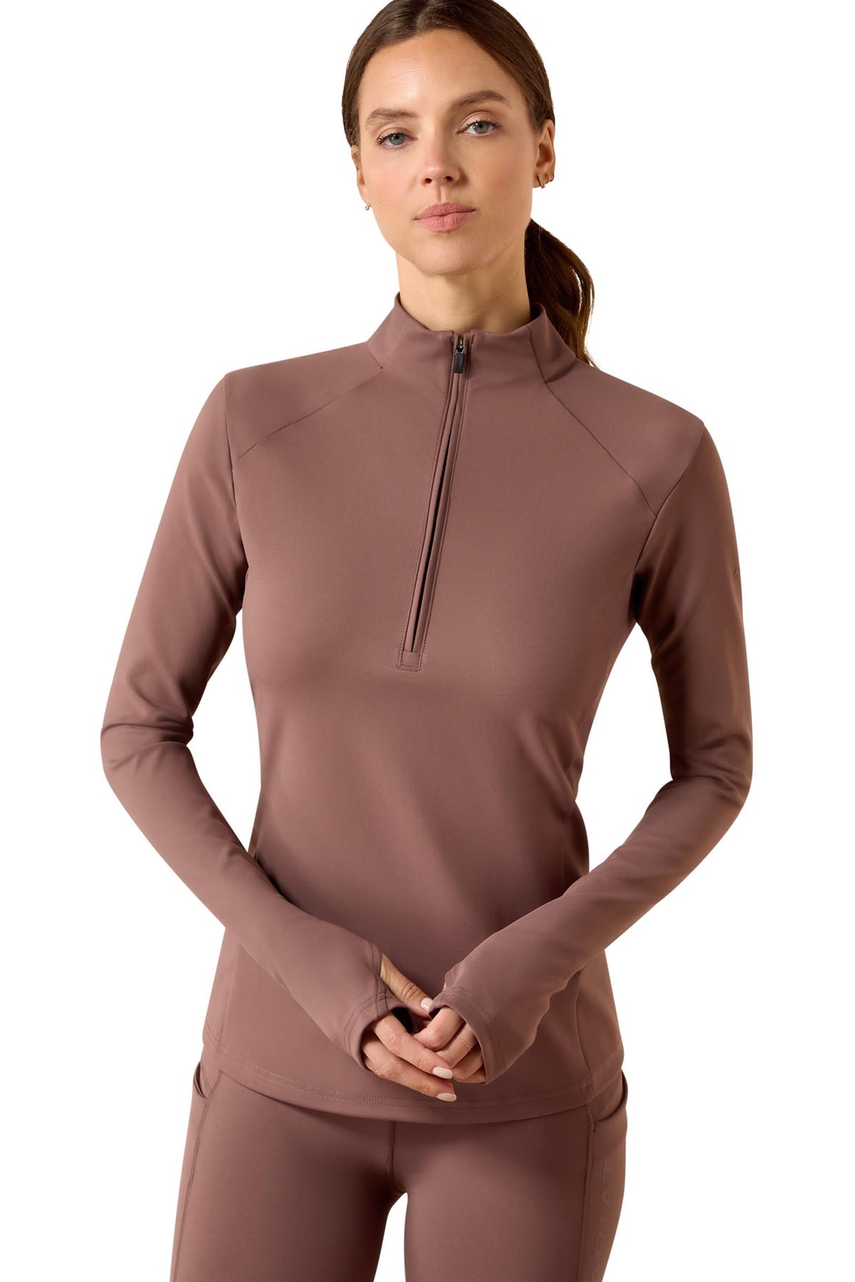 Ariat Donna Baselayer Avail con zip 1/2 Abbigliamento da donna