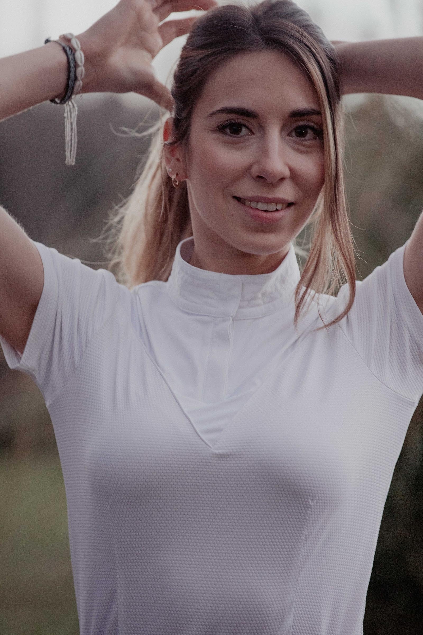 PENELOPE Las Honey Women´s Show Shirt, Short Sleeves Women’s Riding Clothing