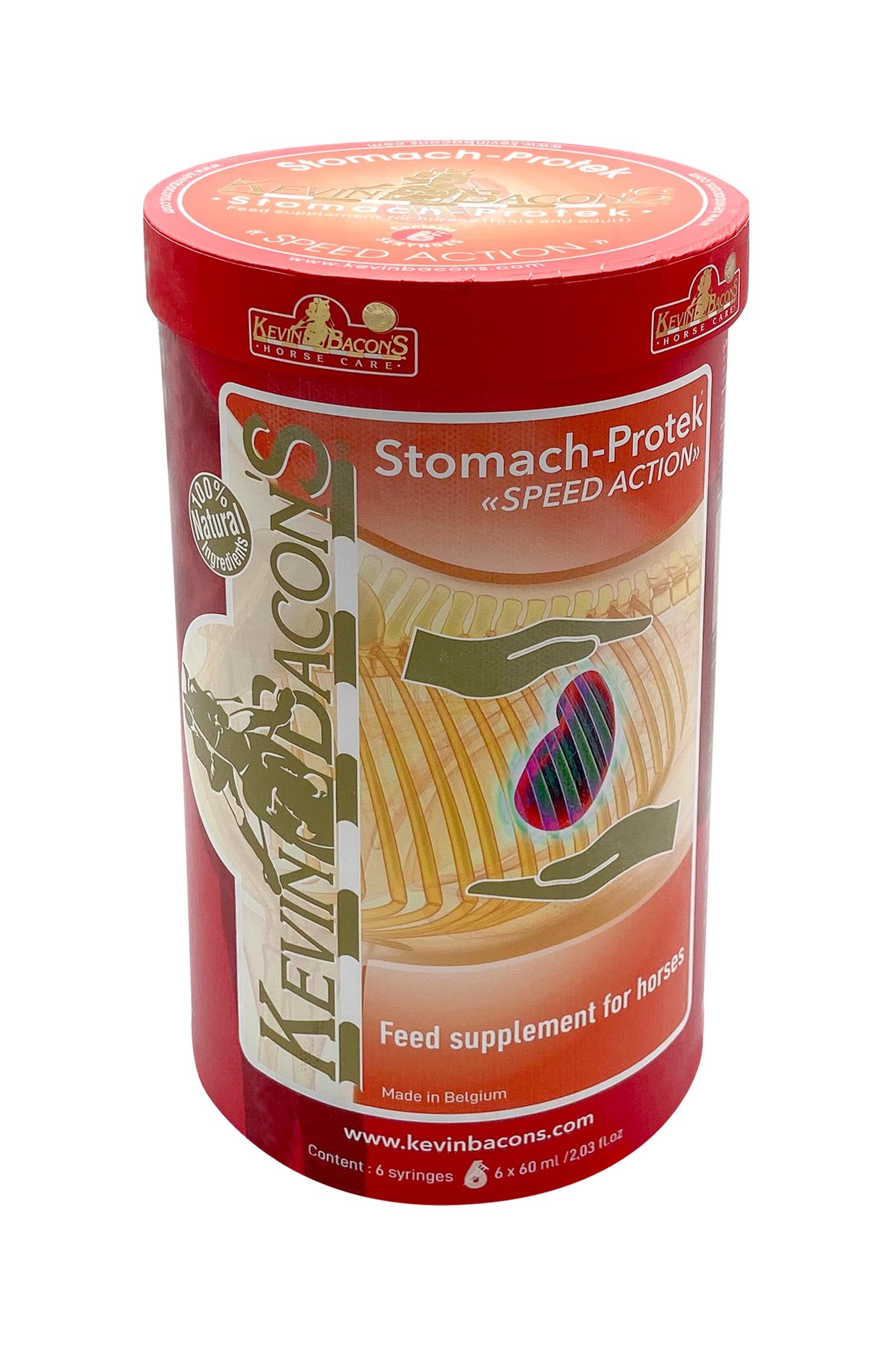 Kevin Bacon´s Kevin Bacon's Stomach-Protek Speed Action Syringes, 6 x 60 ml Horse Feed & Nutrition