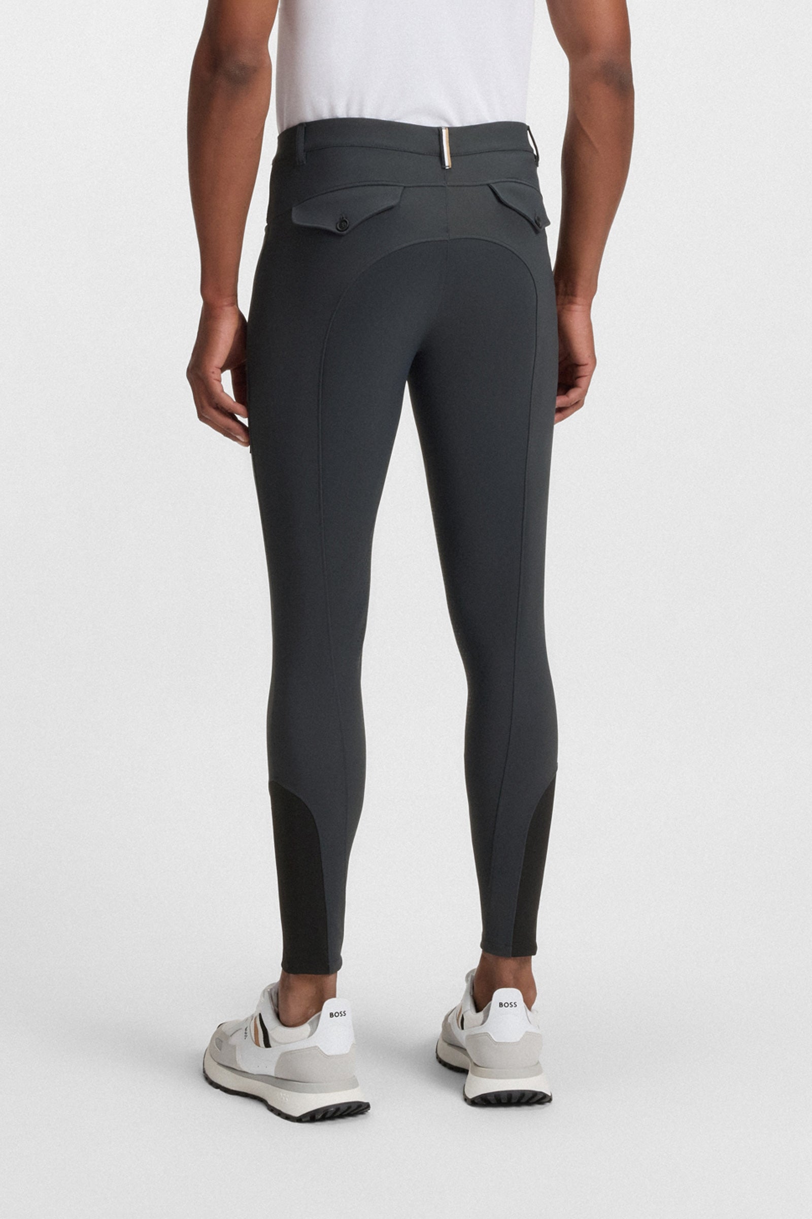 BOSS Equestrian Boss James pantaloni da equitazione uomo knee grip Technical Abbigliamento da uomo