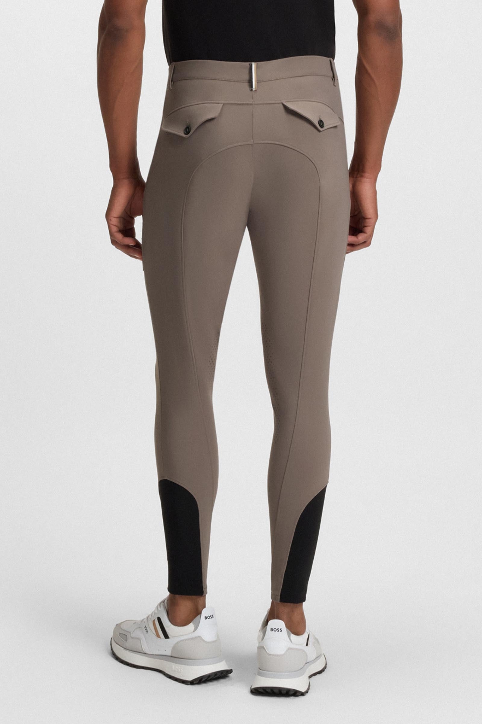 BOSS Equestrian Boss James pantaloni da equitazione uomo knee grip Technical Abbigliamento da uomo