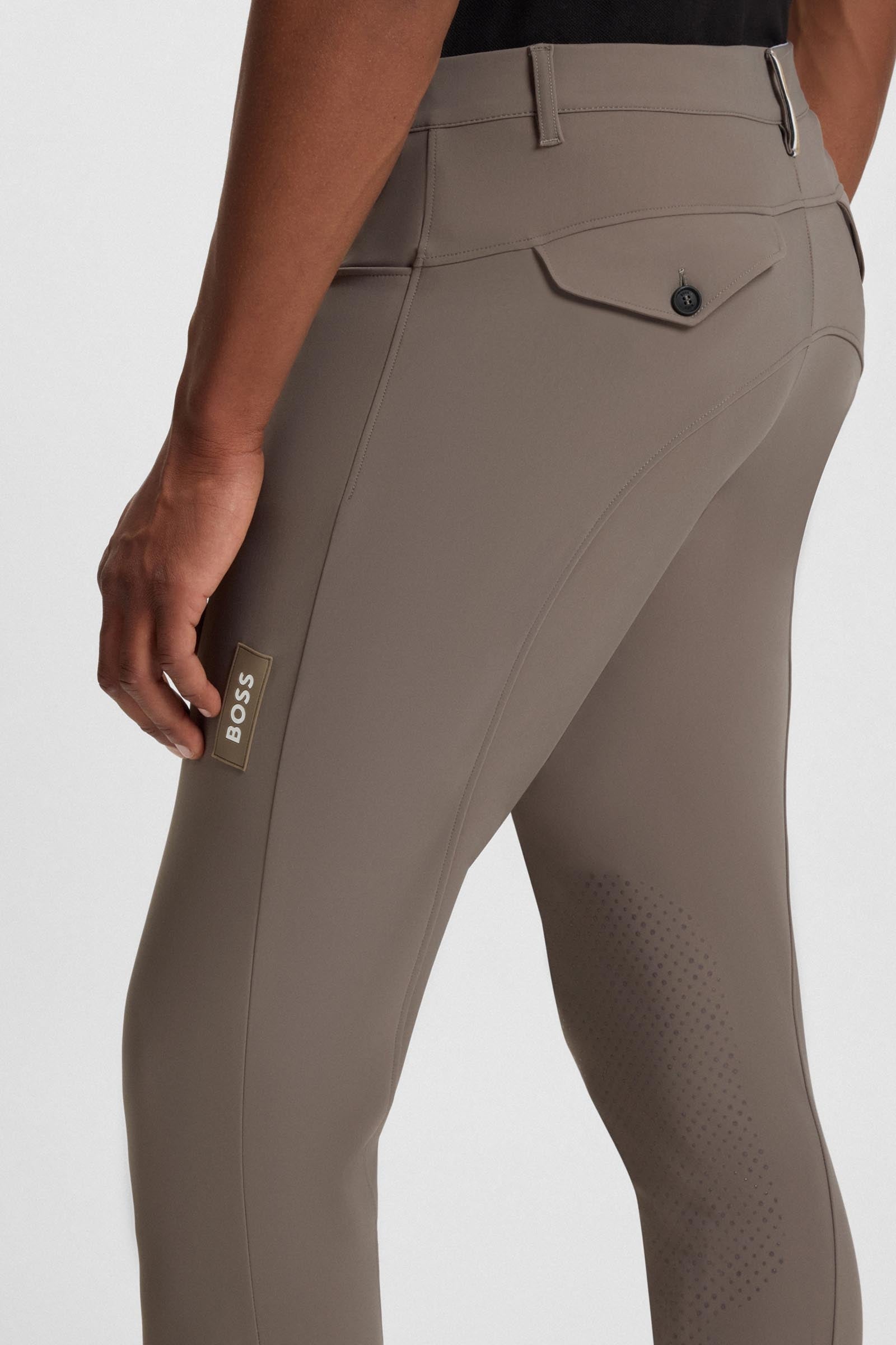 BOSS Equestrian Boss James Mens Knee Grip Technical Breeches Mens Riding Clothing