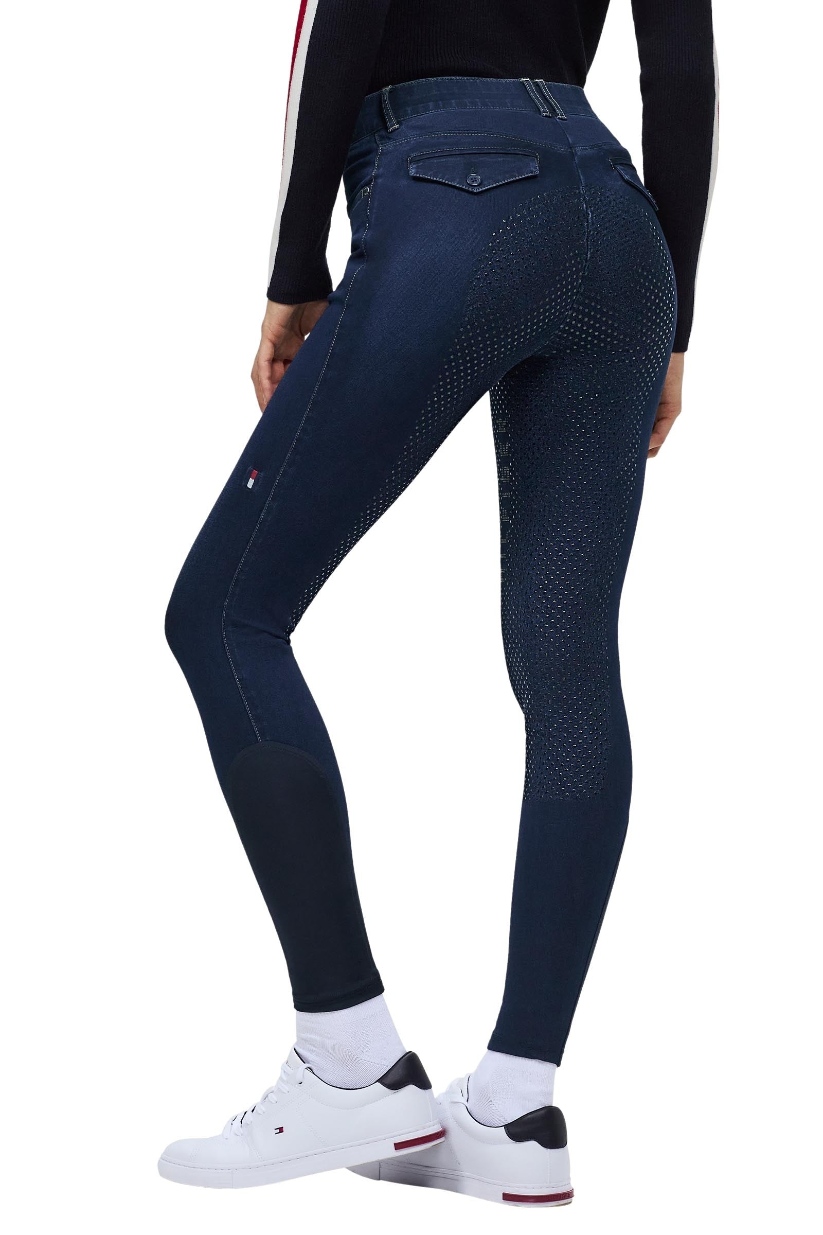 Tommy Hilfiger Equestrian Hope pantaloni da equitazione donna in denim full grip Womens Breeches