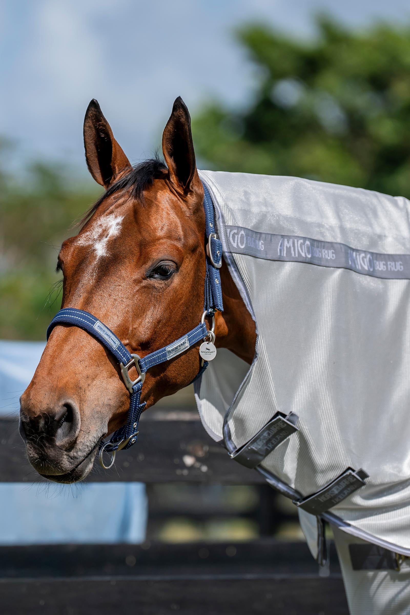 Horseware Amigo copricollo per coperta antimosche, protezione UV Coperte per cavalli