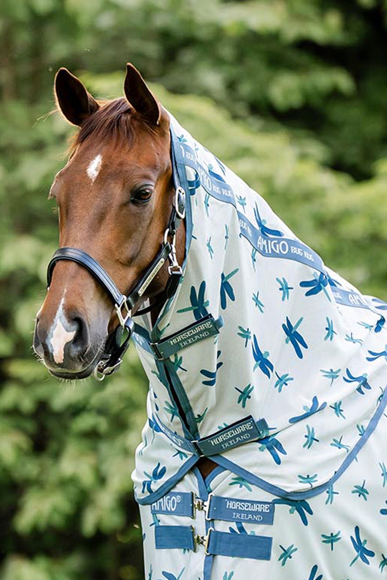 Horseware Amigo copricollo per coperta antimosche, protezione UV Coperte per cavalli