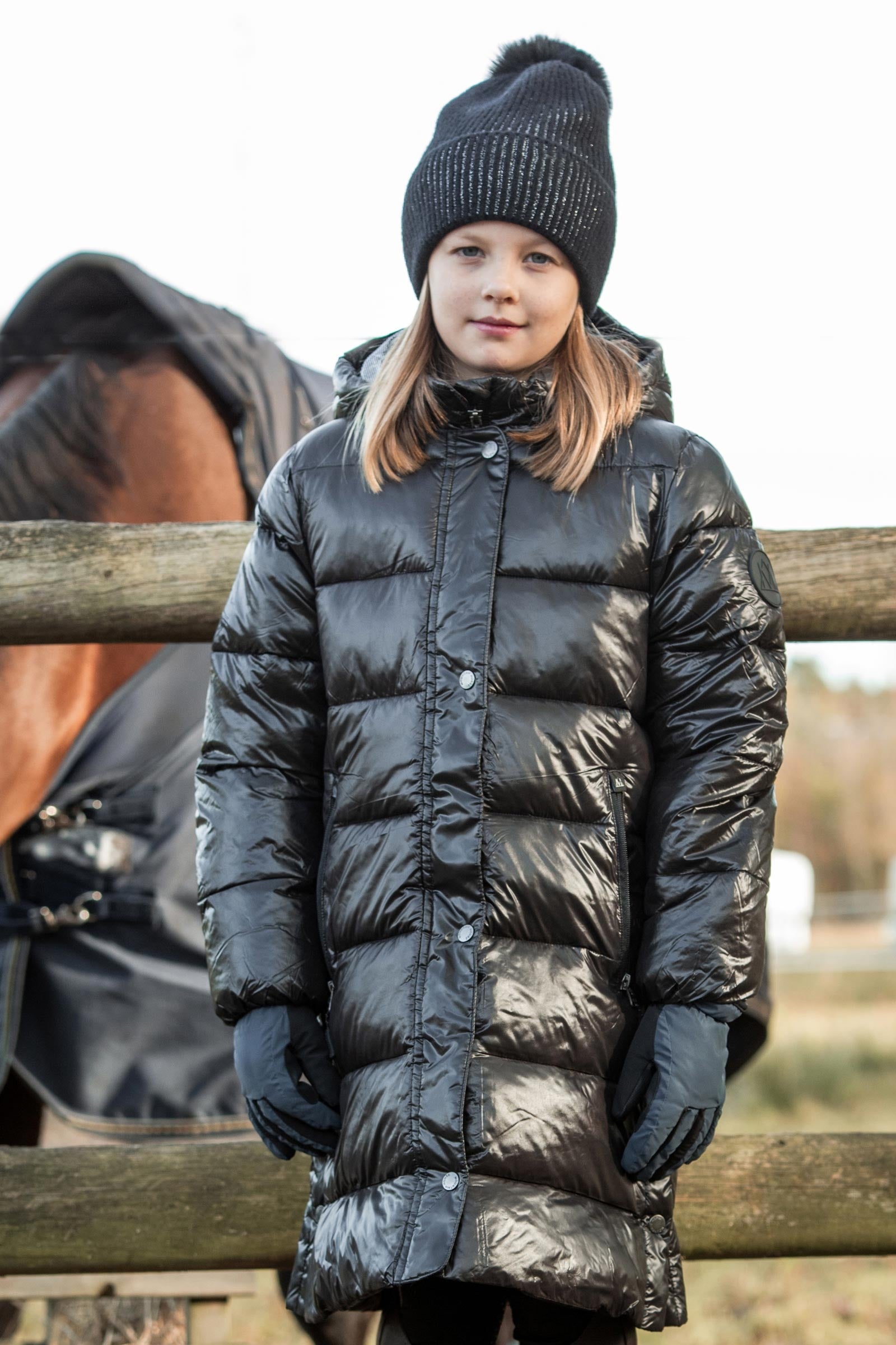 Mountain Horse Irma cappotto lungo imbottito per bambini Abbigliamento per bambini