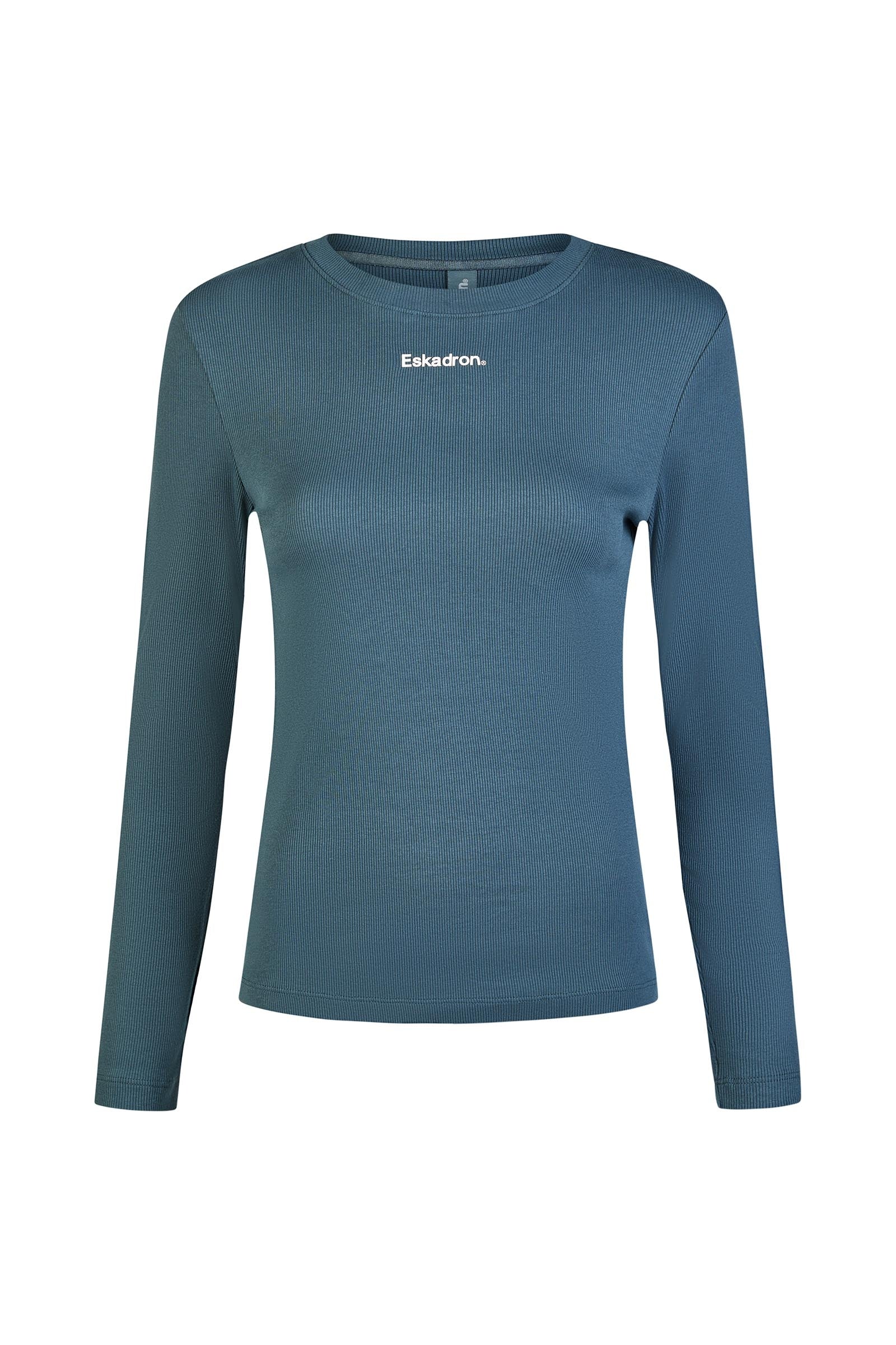 Eskadron Classic Sport SS26 Maglia donna a costine a maniche lunghe Abbigliamento da donna