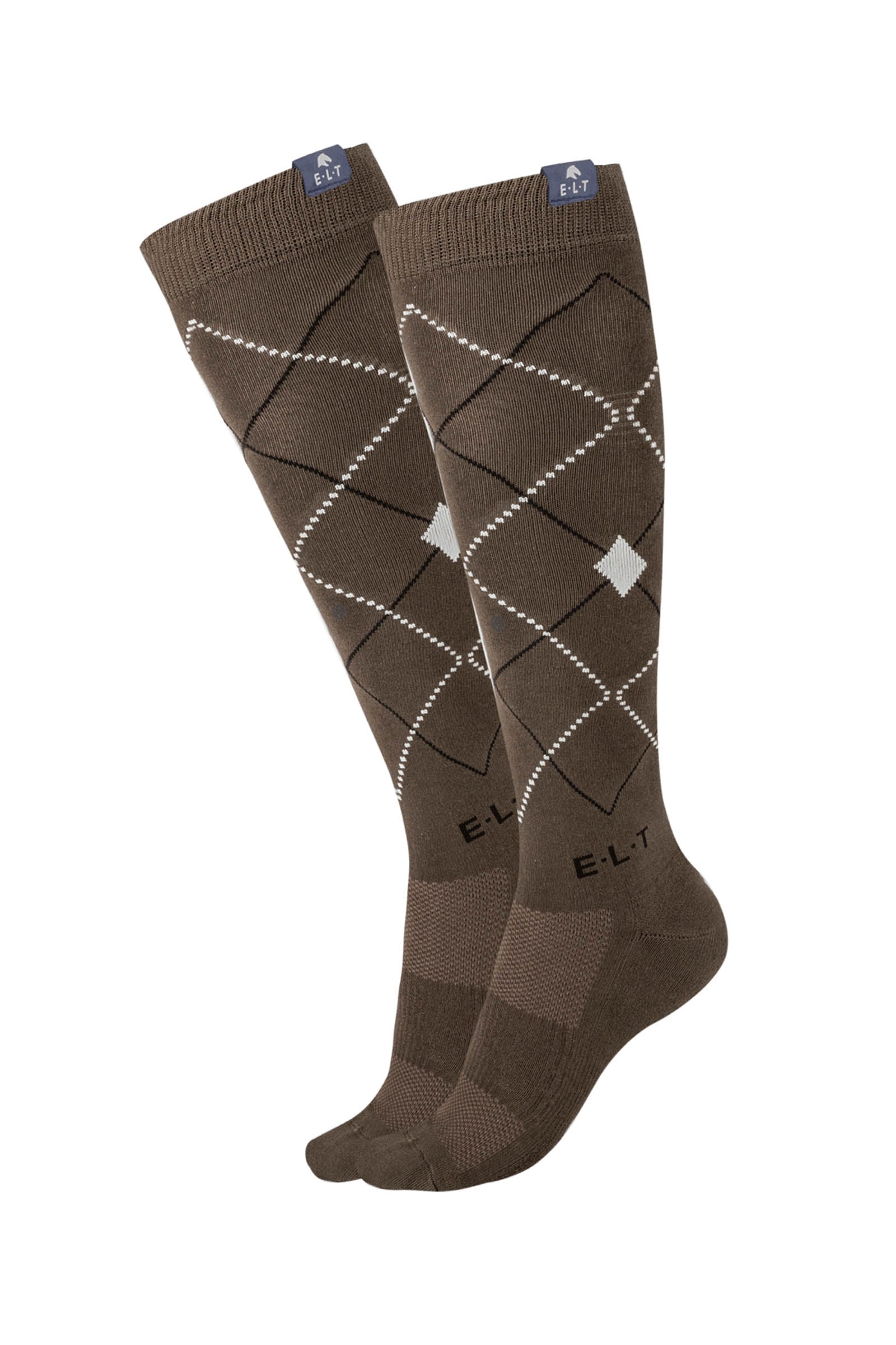 ELT Argyle Breathable Riding Socks Calzini