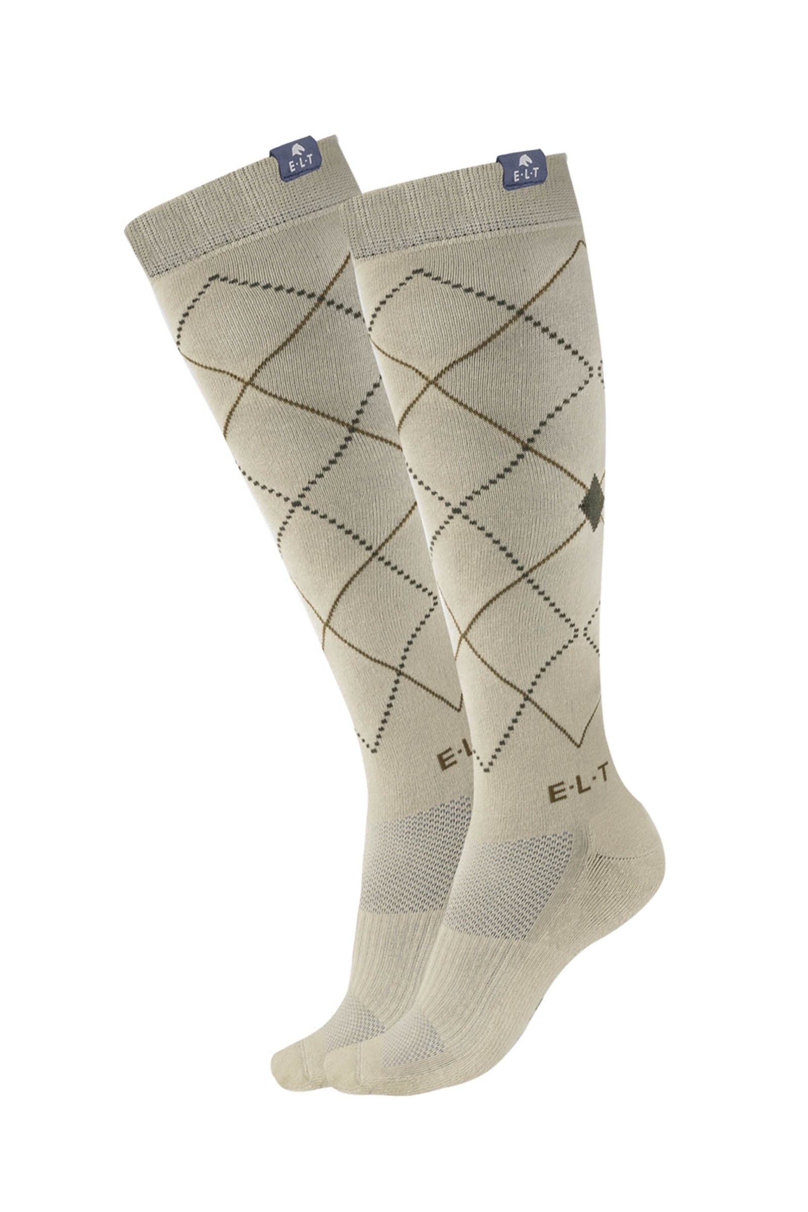 ELT Argyle Breathable Riding Socks Calzini