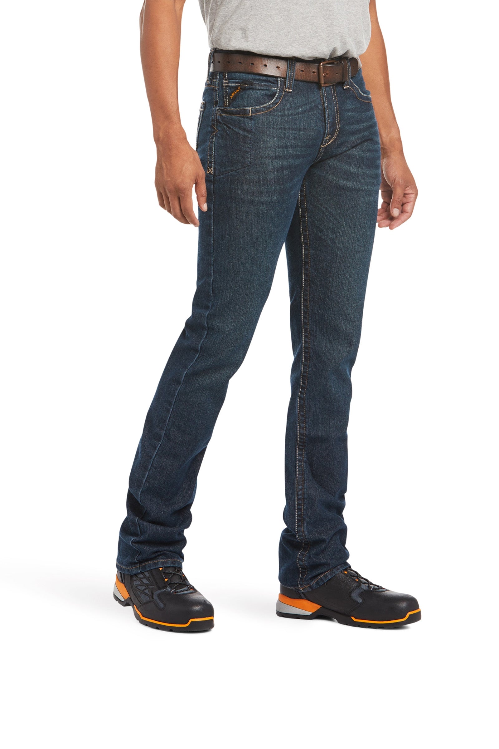 Ariat Rebar M7 Slim Durastretch Jeans uomo a gamba dritta Abbigliamento da uomo