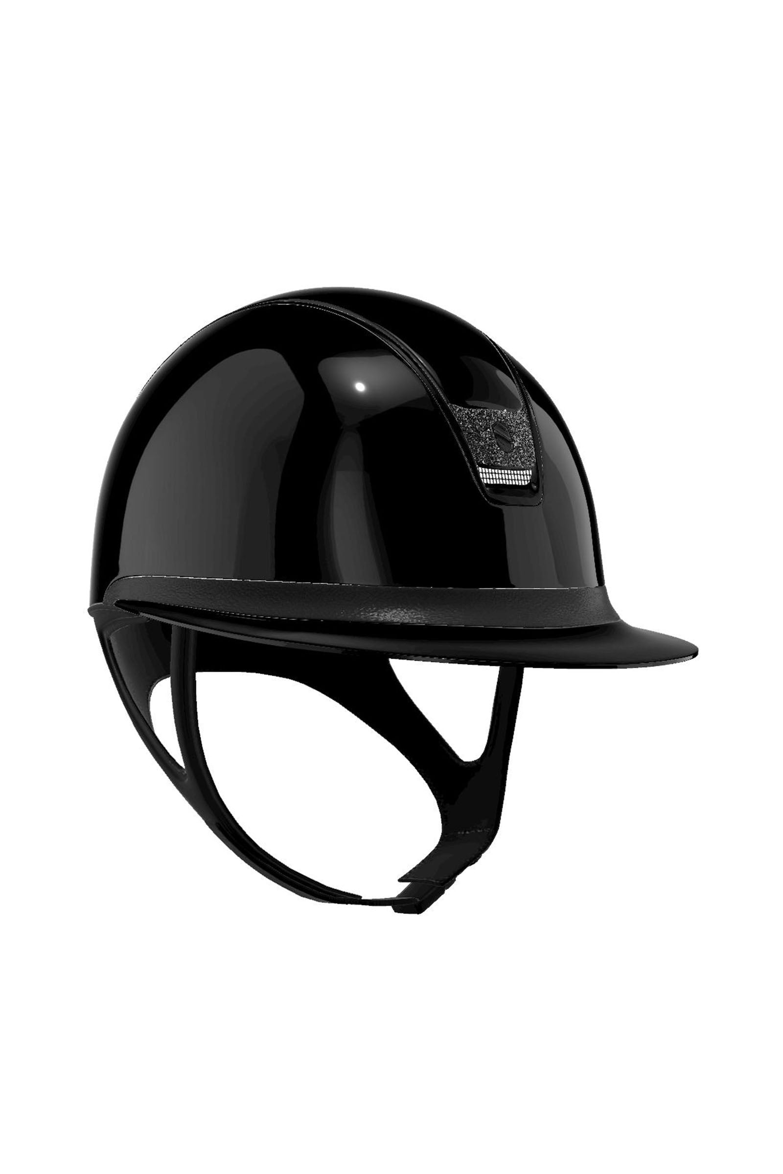 Samshield Miss Shield Glossy con blasoni in cristallo nero 2.0 Attrezzatura di sicurezza