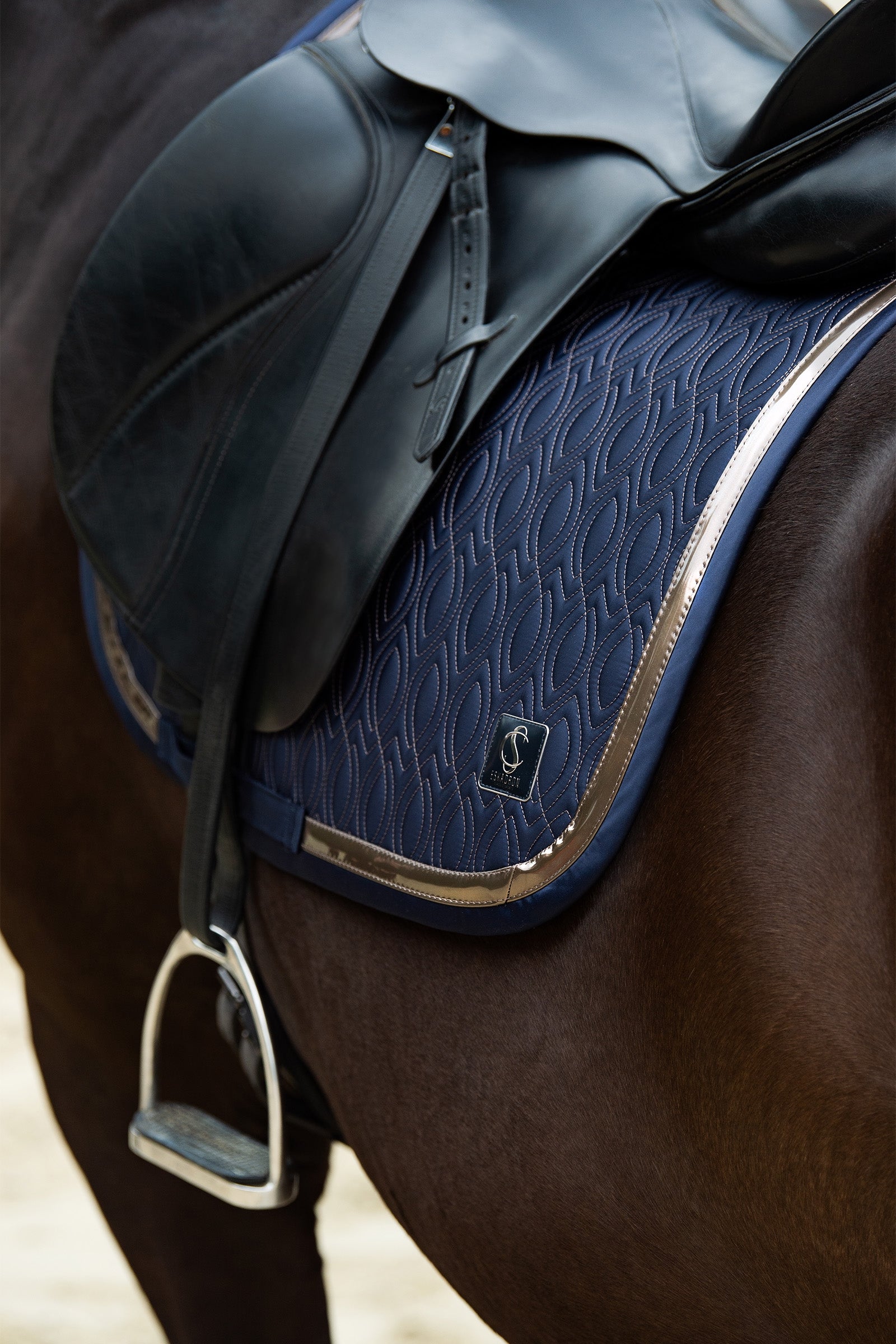 Eskadron Classic Sports Dressage Saddle Cloth Mattgloss Contrast SS24 Saddle Pads