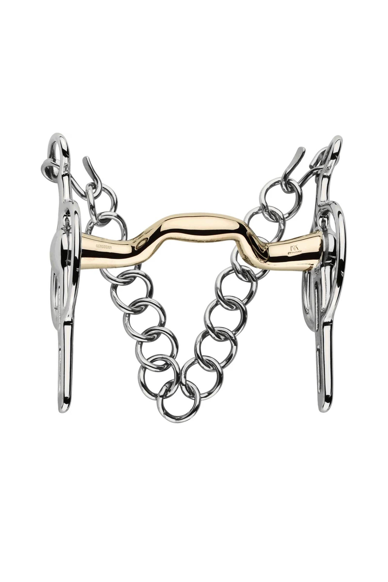 Sprenger KK morso Liverpool da attacco, bocca rigida con port, 18 mm, aste fisse, 2 fessure, Sensogan Boccaglio