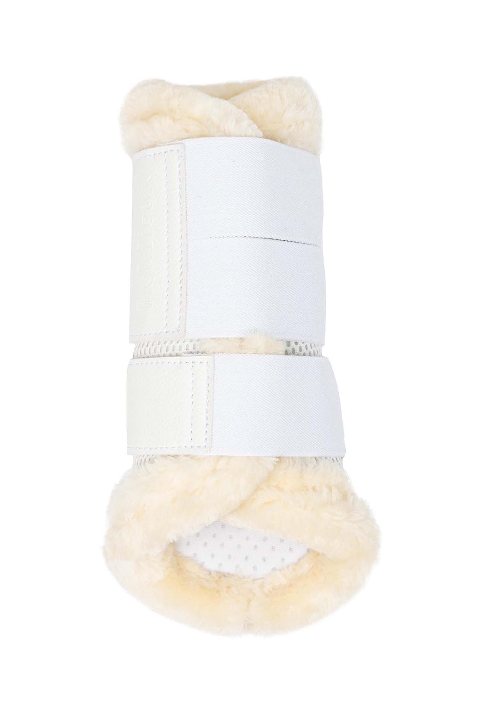 LeMieux Mesh Brushing Boots With Fleece Edging Leg Protection & Hoof Protection for Horses